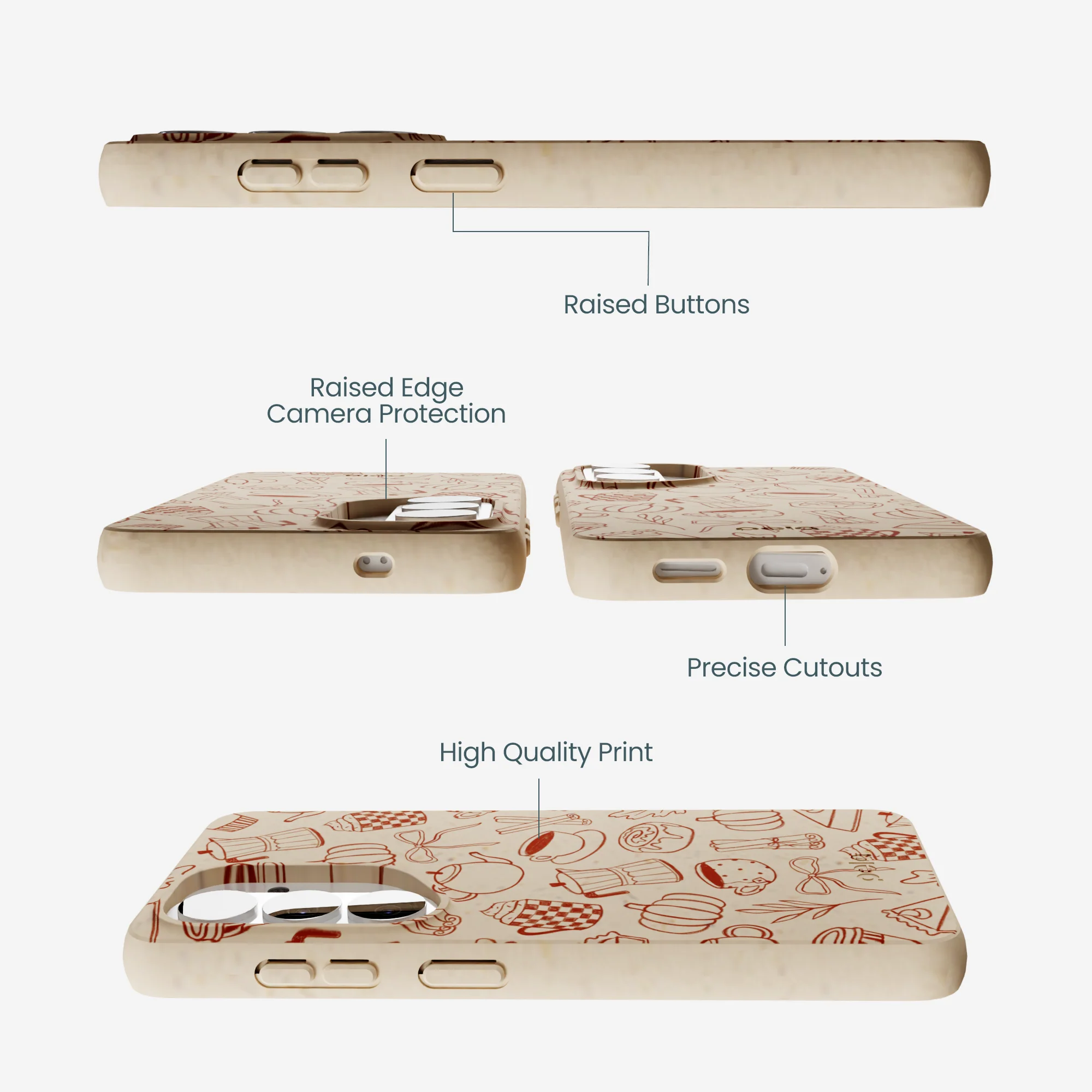 Seashell Pumpkin Spice Samsung Galaxy S26 Case - Image 3