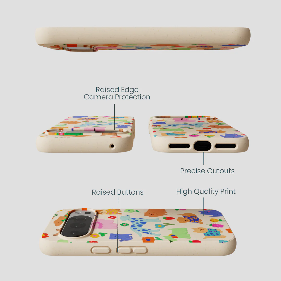 Seashell Pup Bloom Google Pixel 10/10 Pro Case - Image 3