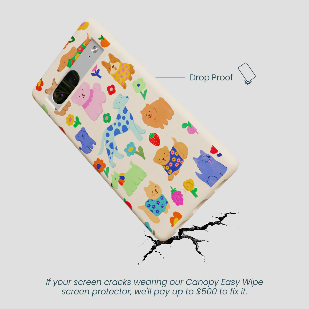 Seashell Pup Bloom Google Pixel 7 Case - Image 5