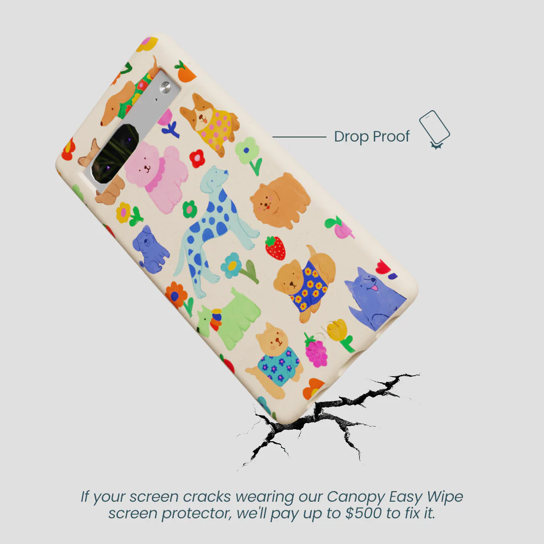Seashell Pup Bloom Google Pixel 7a Case - Image 5