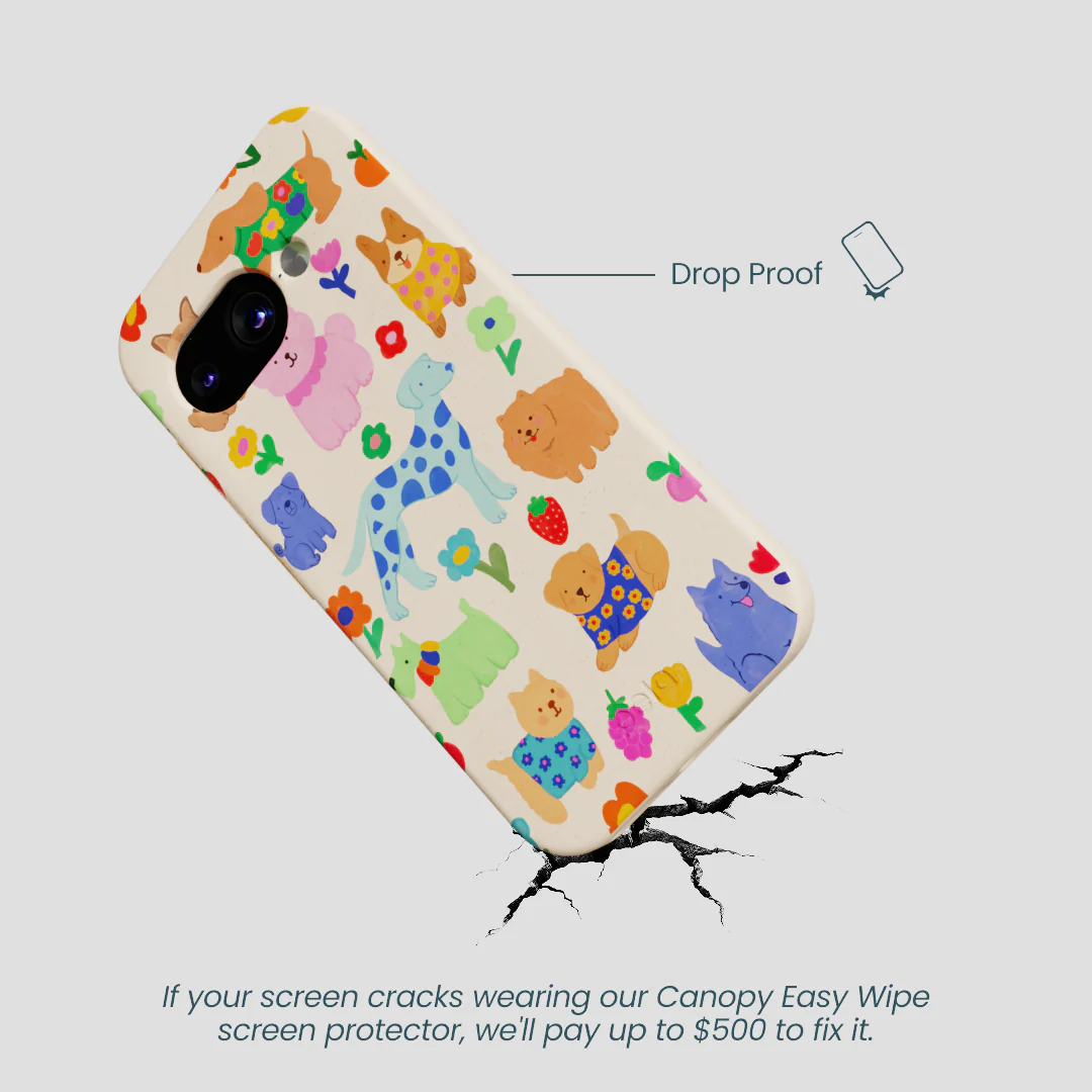 Seashell Pup Bloom Google Pixel 9a Case - Image 5