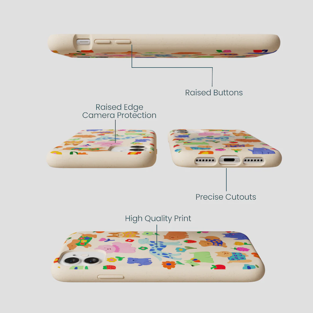 Seashell Pup Bloom iPhone 11 Case - Image 3