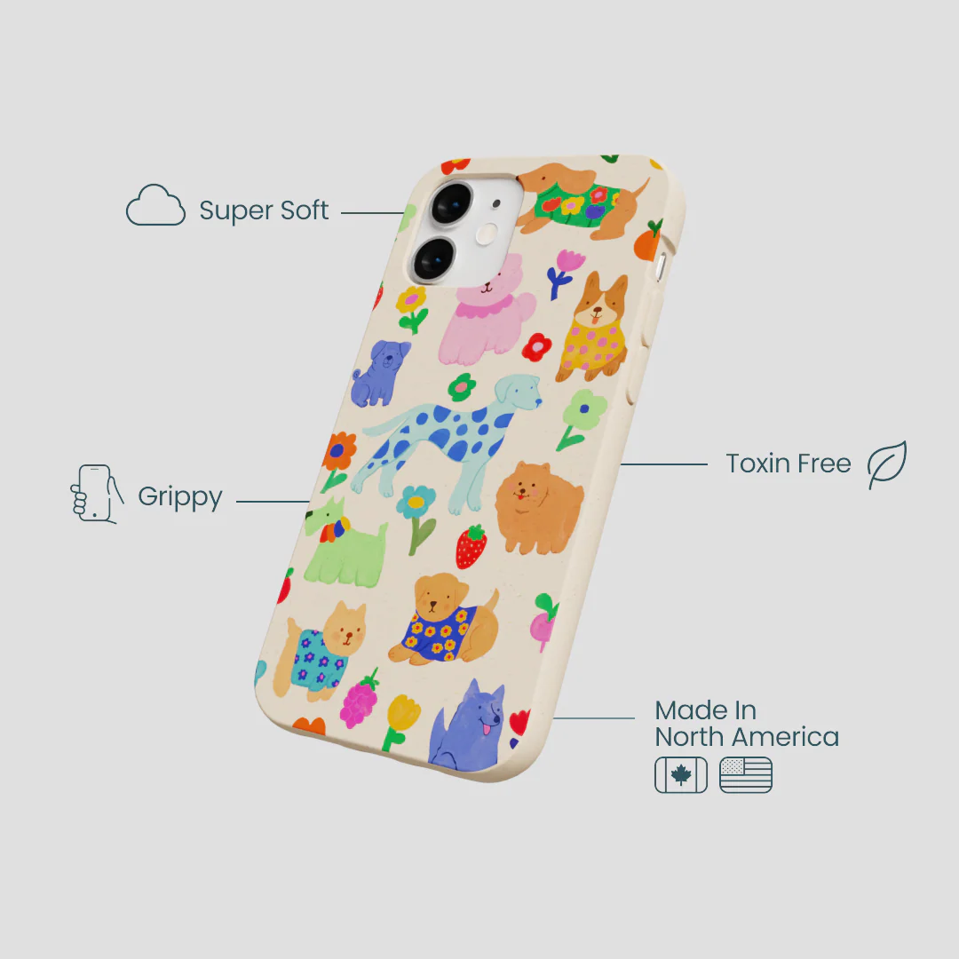 Seashell Pup Bloom iPhone 12 Mini Case - Image 4