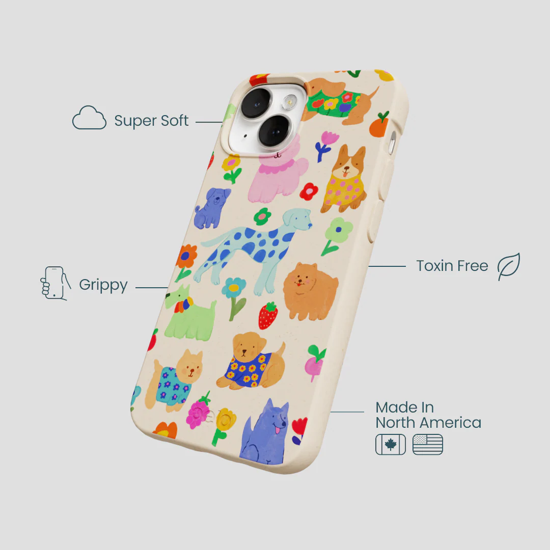 Seashell Pup Bloom iPhone 13 Case - Image 4