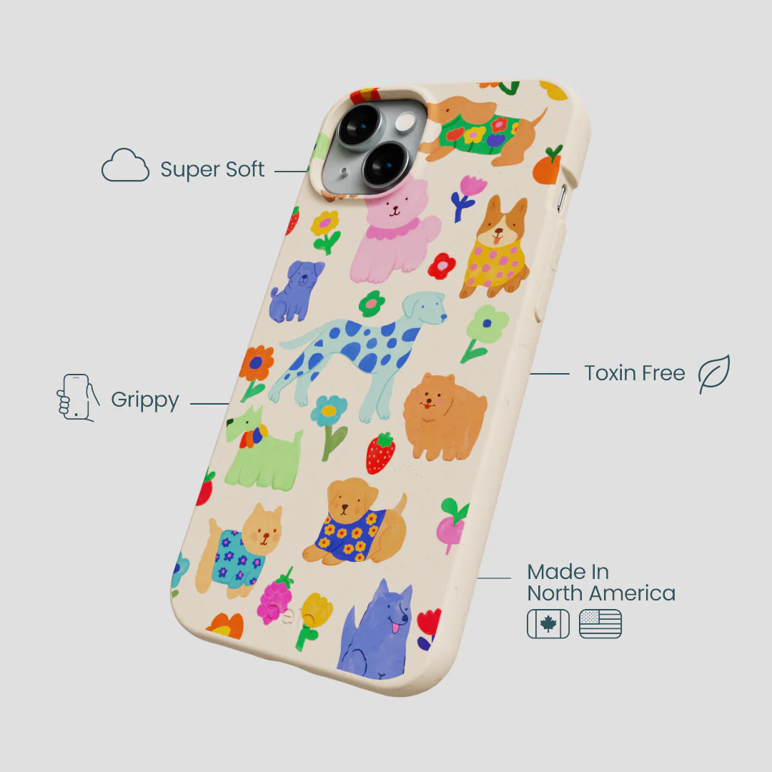 Seashell Pup Bloom iPhone 14 Plus Case - Image 4