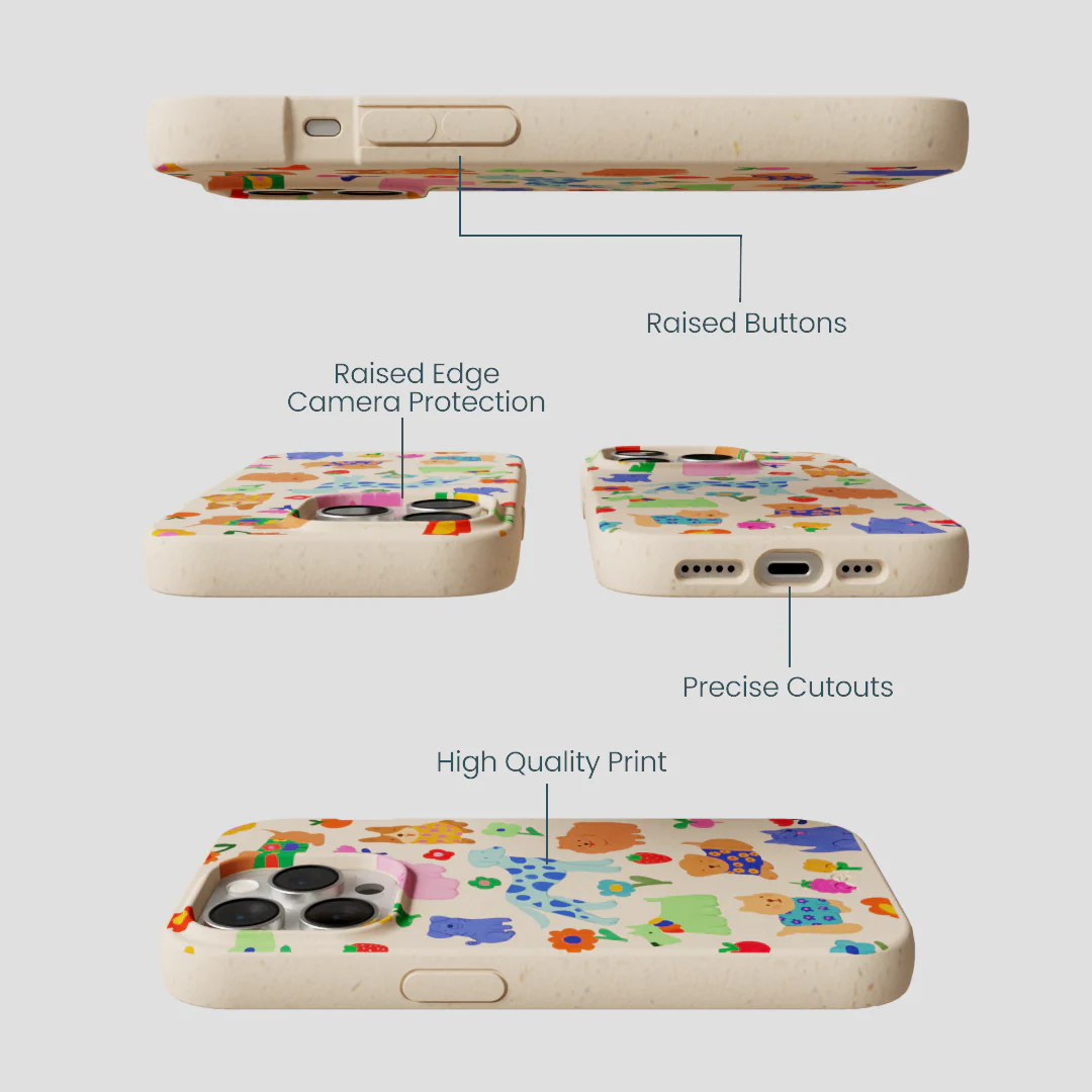 Seashell Pup Bloom iPhone 14 Pro Case - Image 3