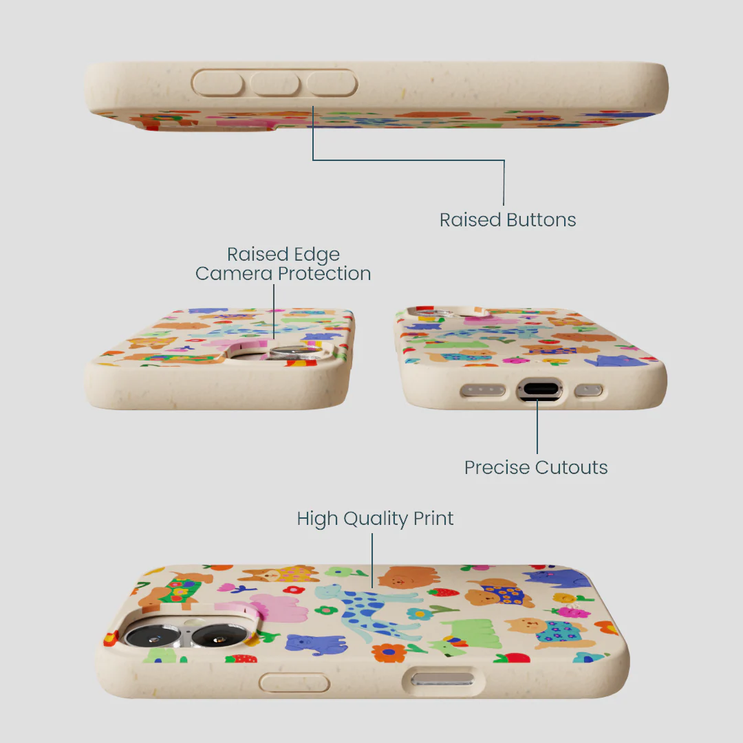 Seashell Pup Bloom iPhone 16 Case - Image 3