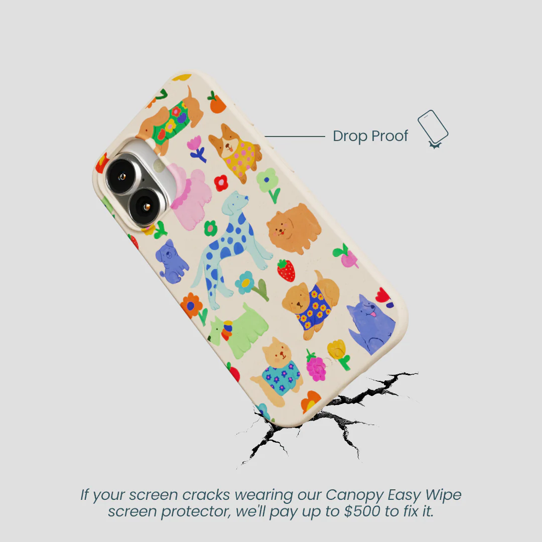 Seashell Pup Bloom iPhone 16 Case - Image 5