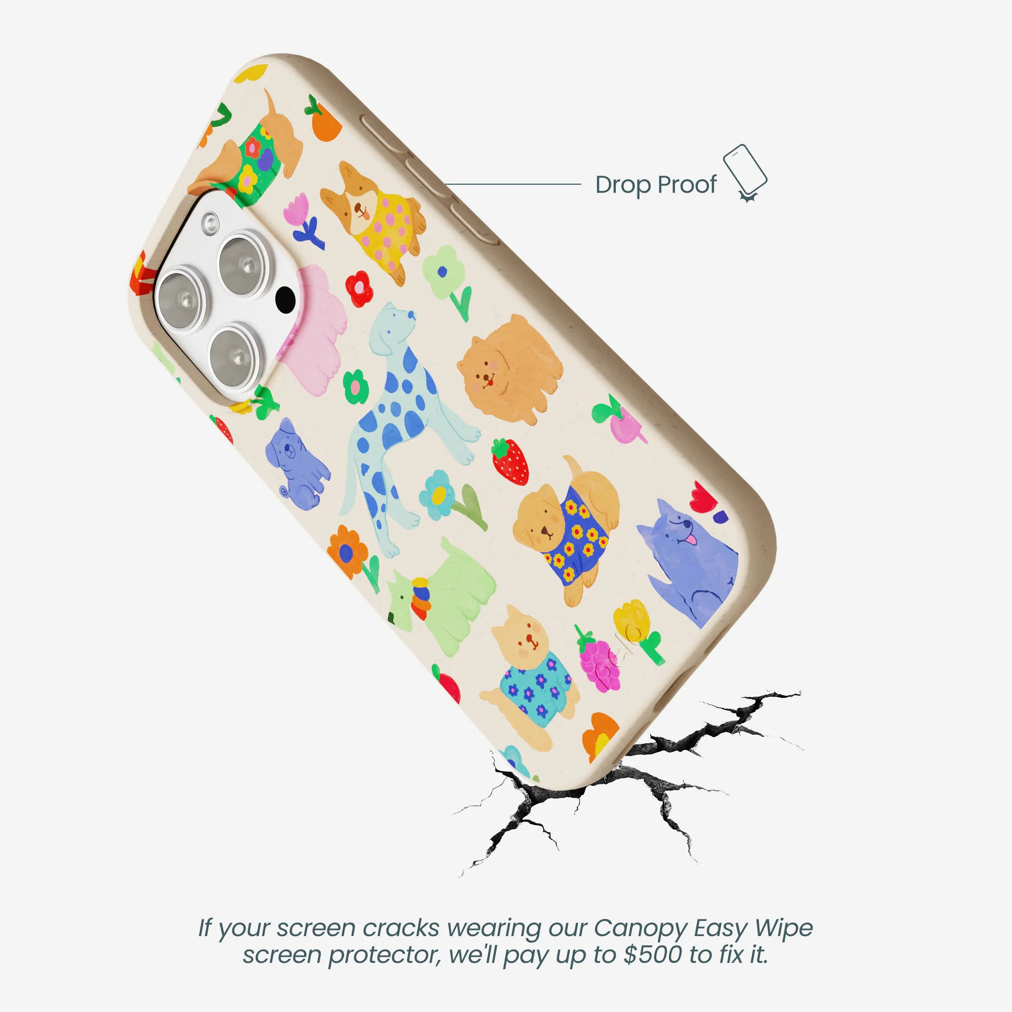 Seashell Pup Bloom iPhone 16 Pro Max Case - Image 5