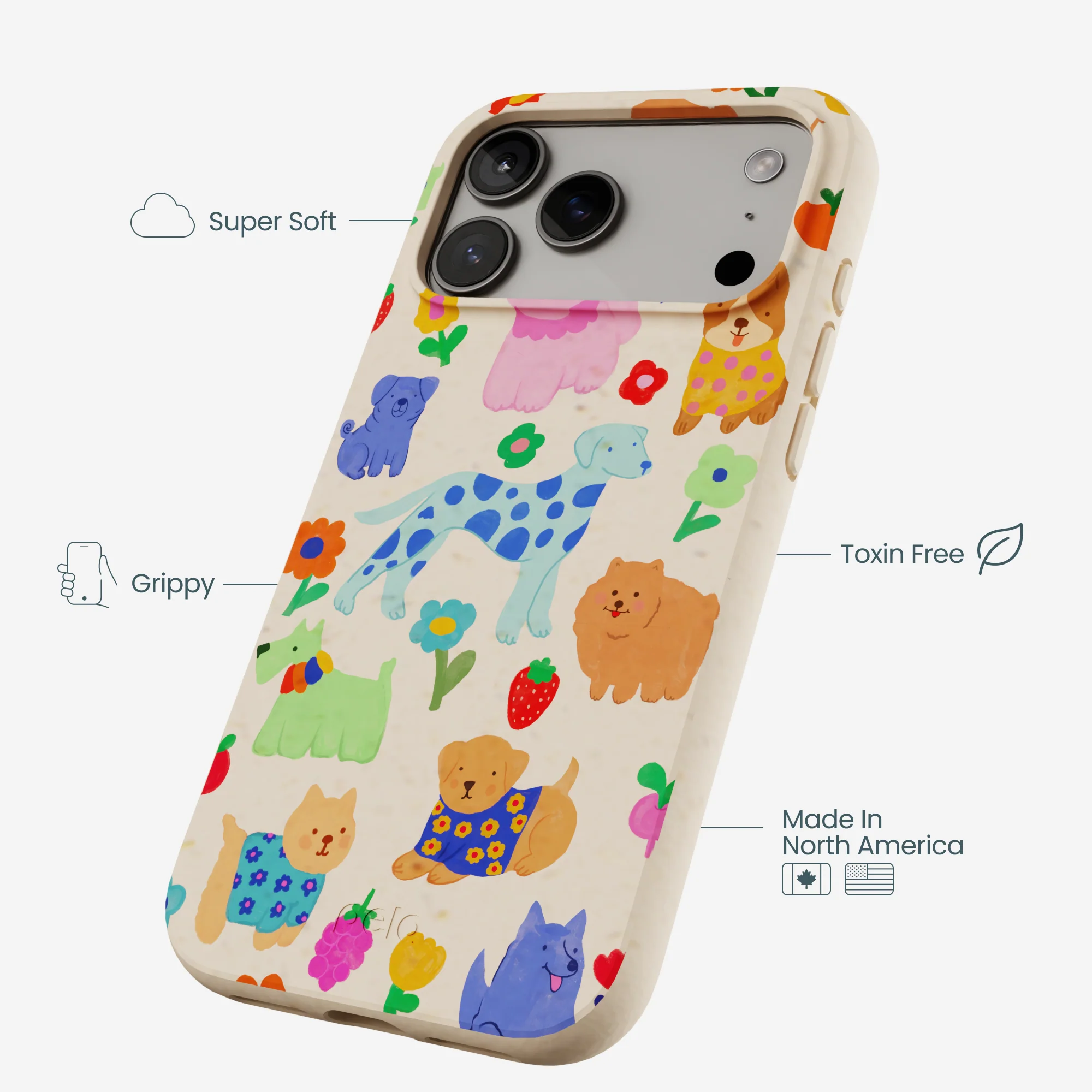 Seashell Pup Bloom iPhone 17 Pro Max Case - Image 4