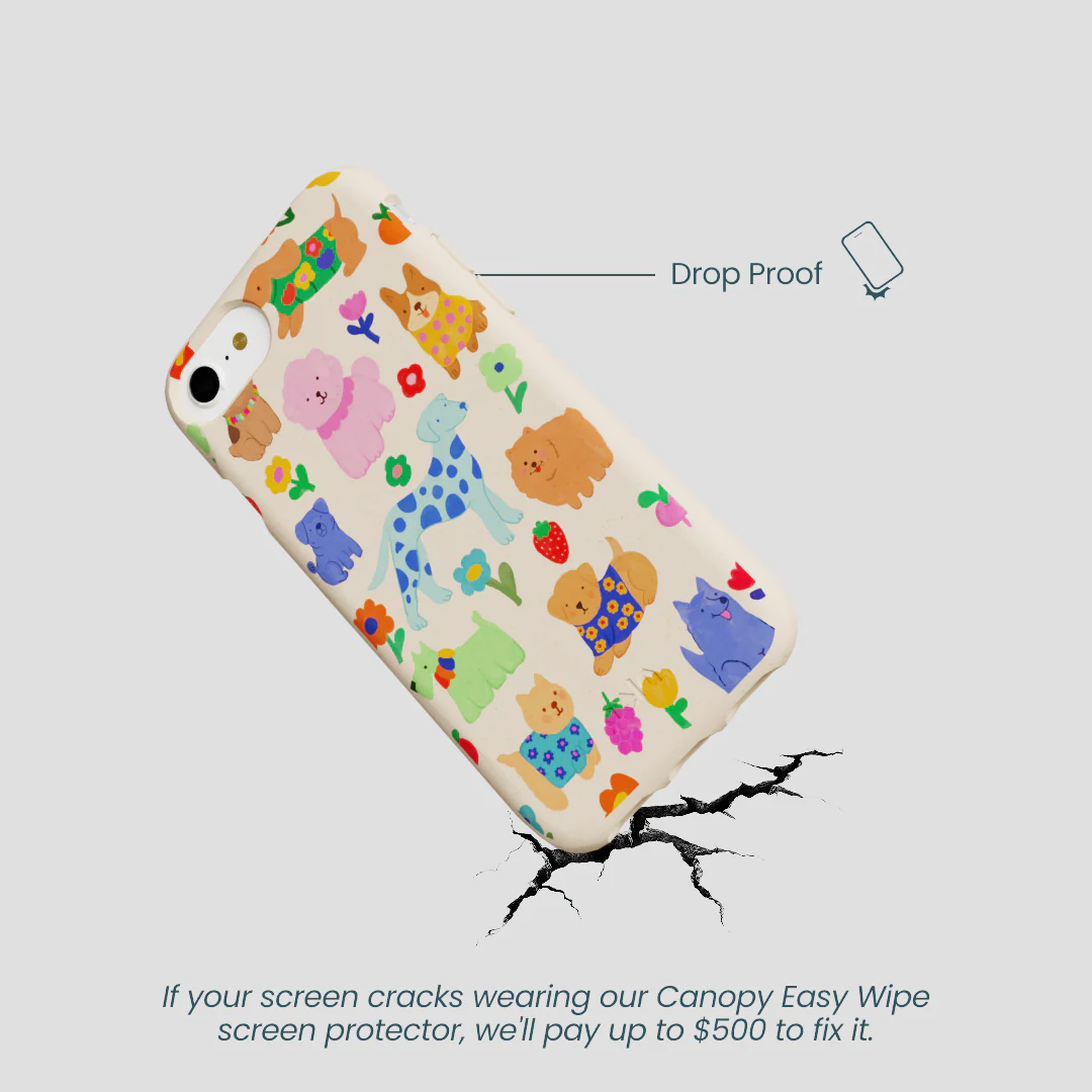Seashell Pup Bloom iPhone 6/6s/7/8/SE Case - Image 5