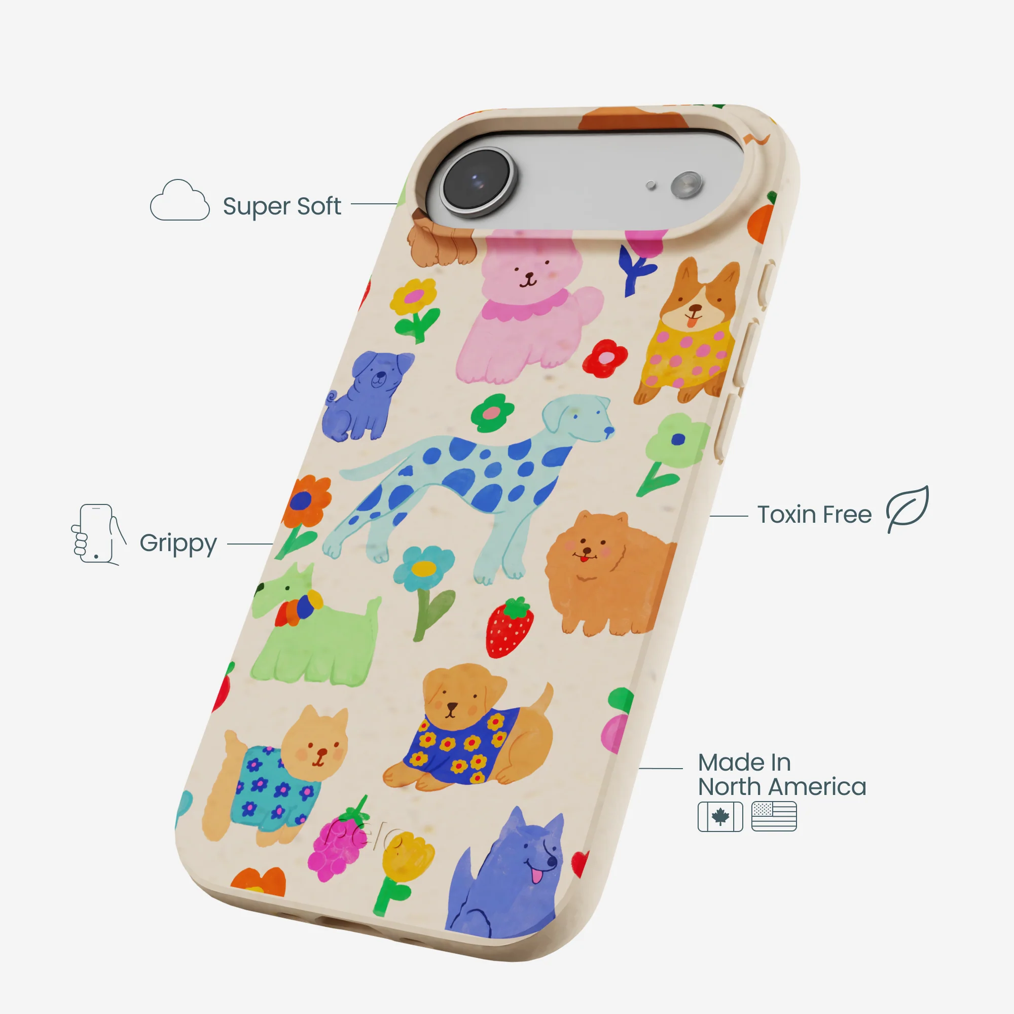 Seashell Pup Bloom iPhone Air Case - Image 4