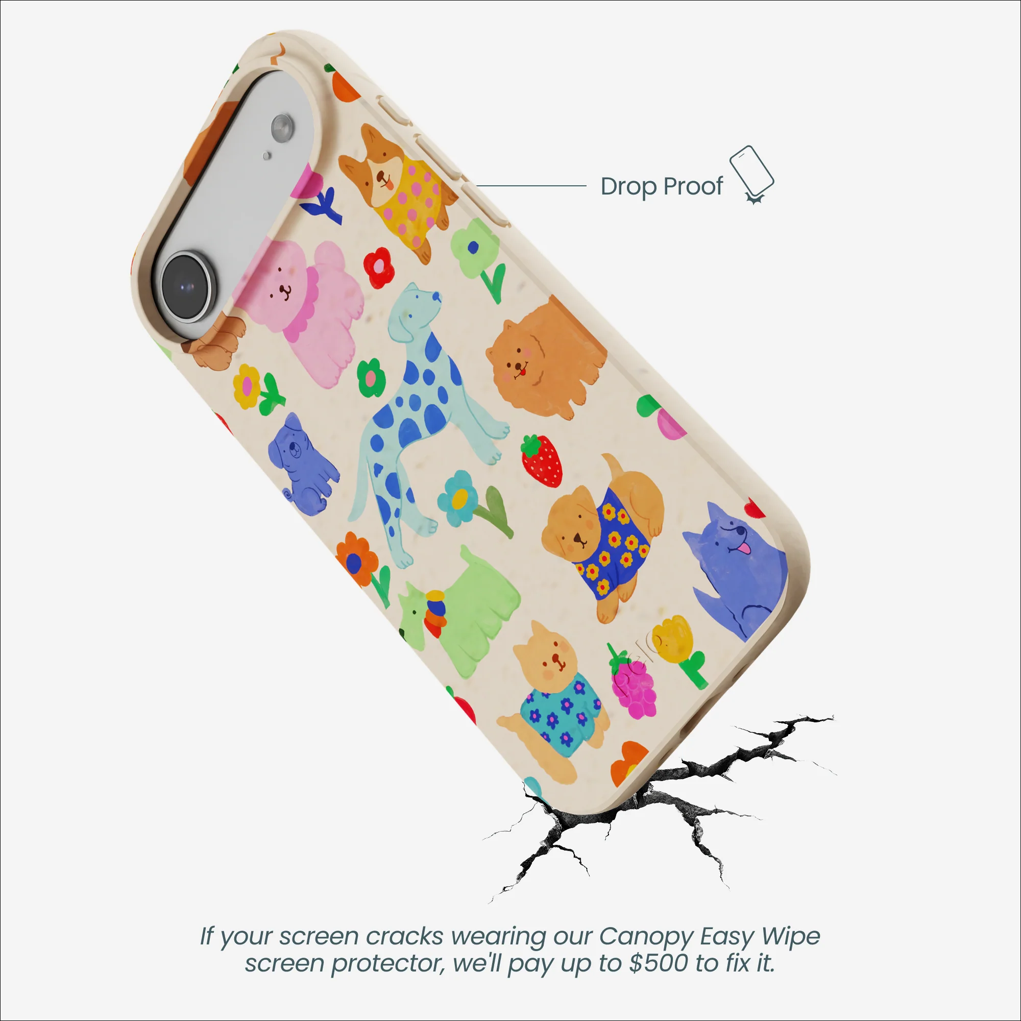 Seashell Pup Bloom iPhone Air Case - Image 5