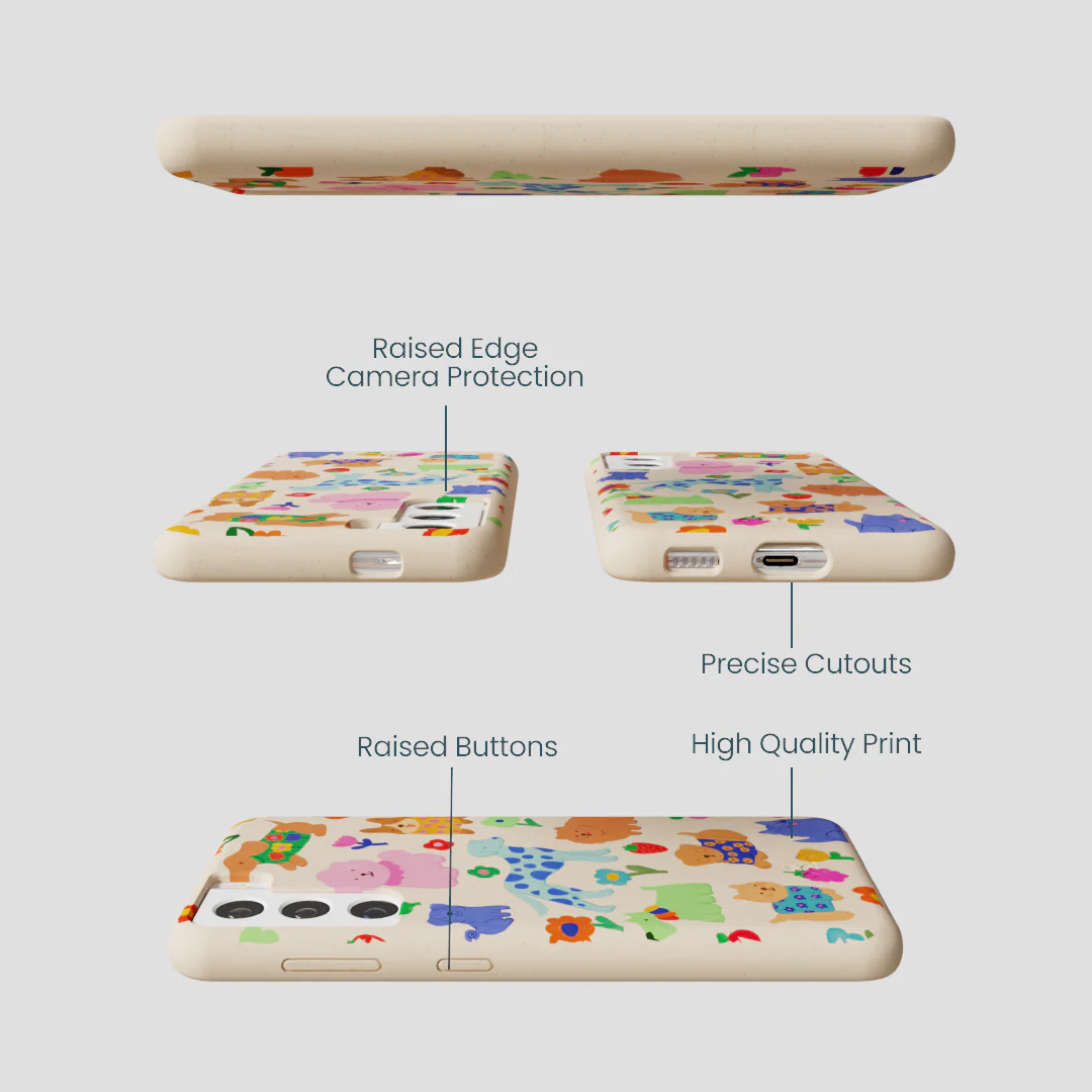 Seashell Pup Bloom Samsung Galaxy S21 Case - Image 3