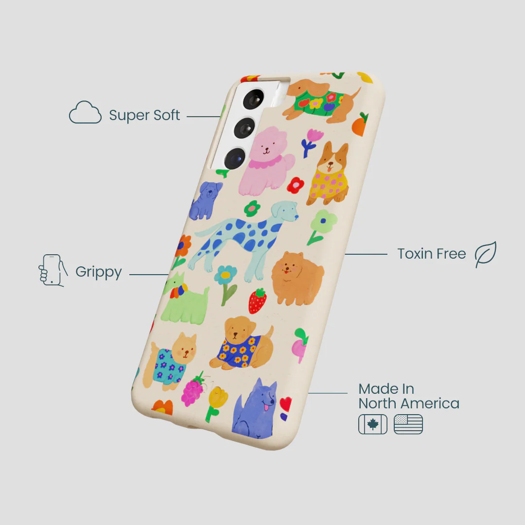 Seashell Pup Bloom Samsung Galaxy S21 Case - Image 4