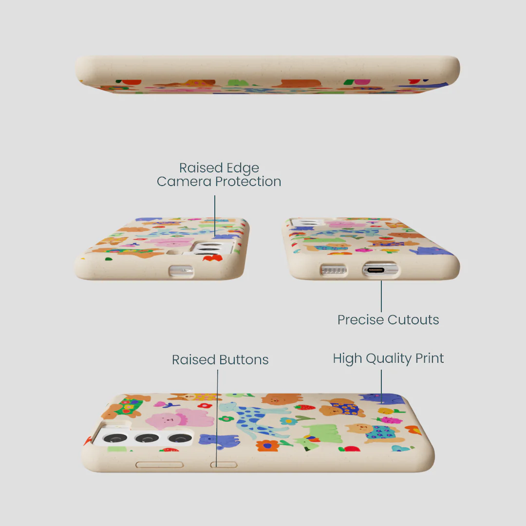 Seashell Pup Bloom Samsung Galaxy S22 Case - Image 3