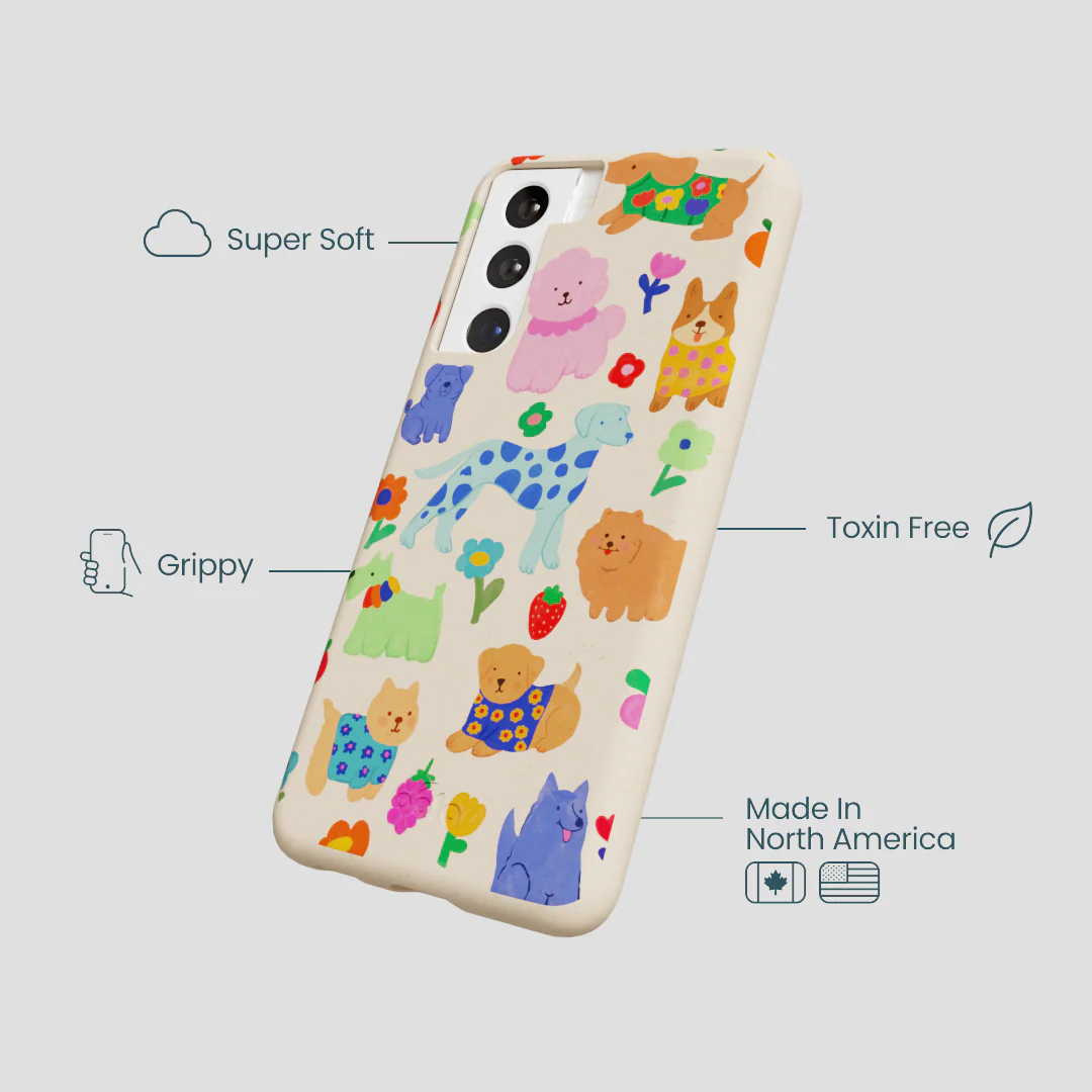 Seashell Pup Bloom Samsung Galaxy S22 Case - Image 4