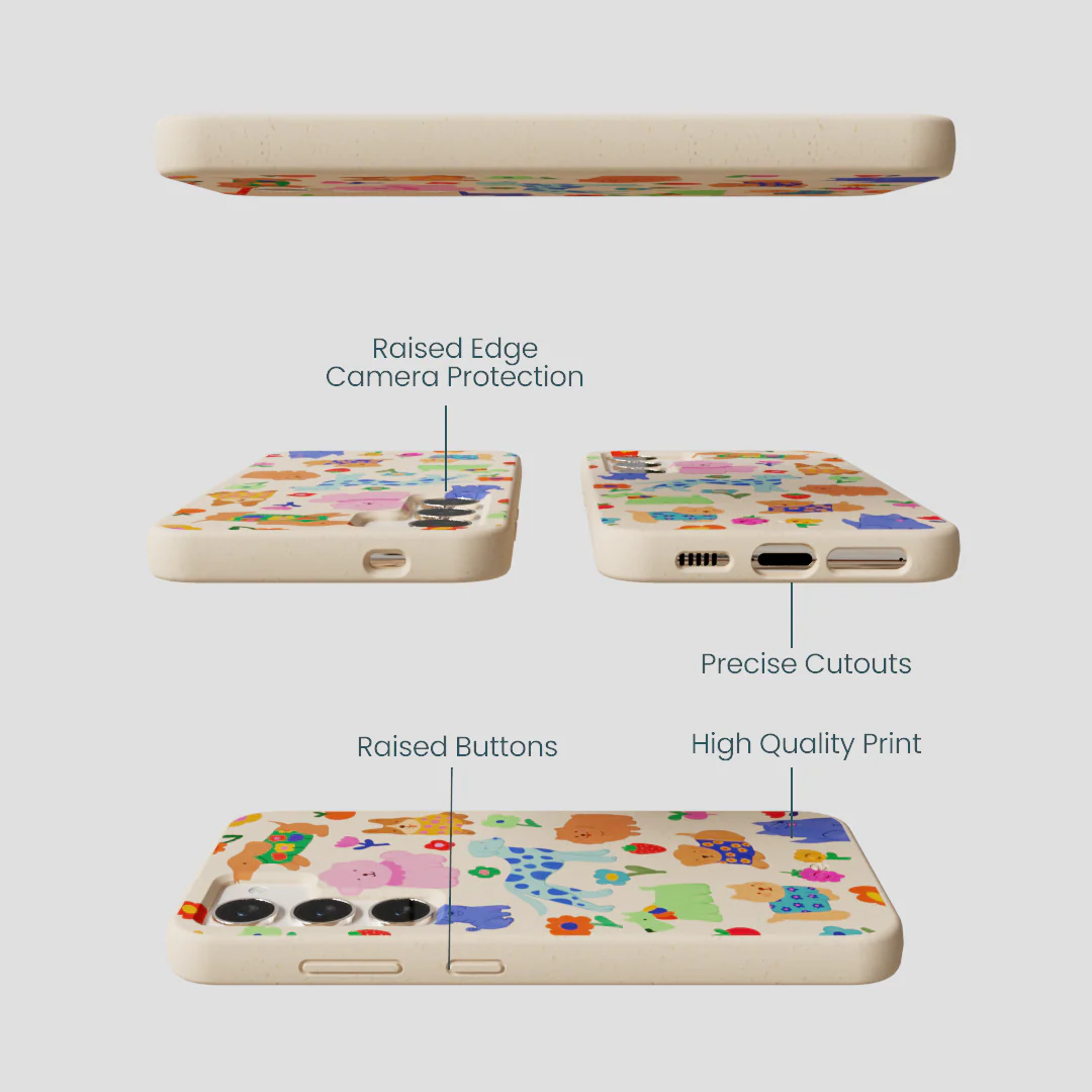 Seashell Pup Bloom Samsung Galaxy S23 Case - Image 3