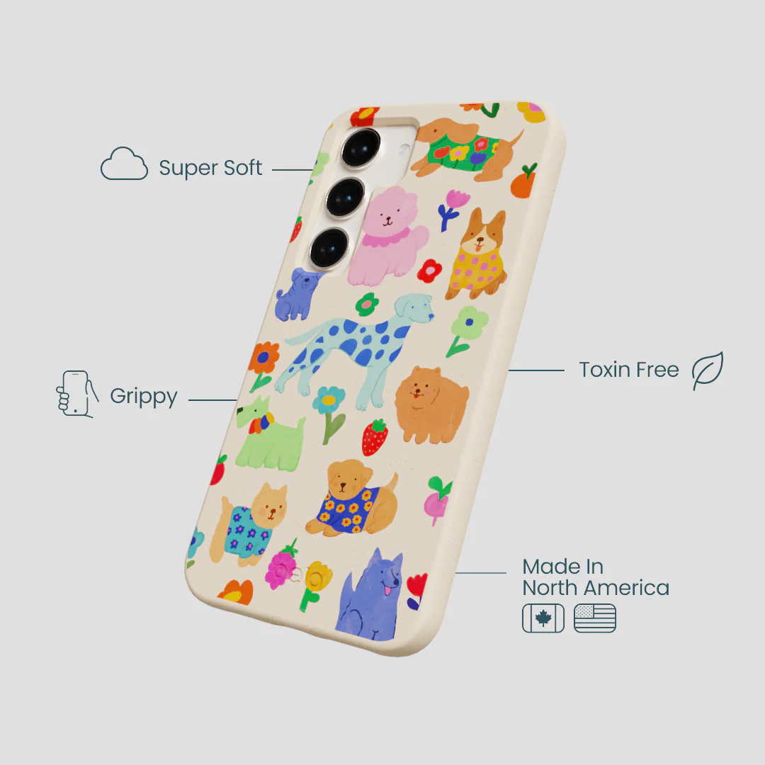 Seashell Pup Bloom Samsung Galaxy S23 Case - Image 4