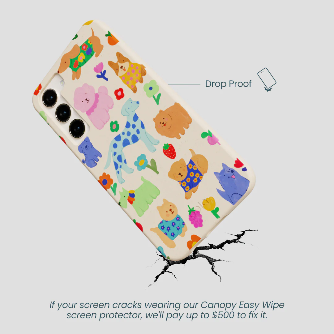 Seashell Pup Bloom Samsung Galaxy S24+(Plus) Case - Image 5