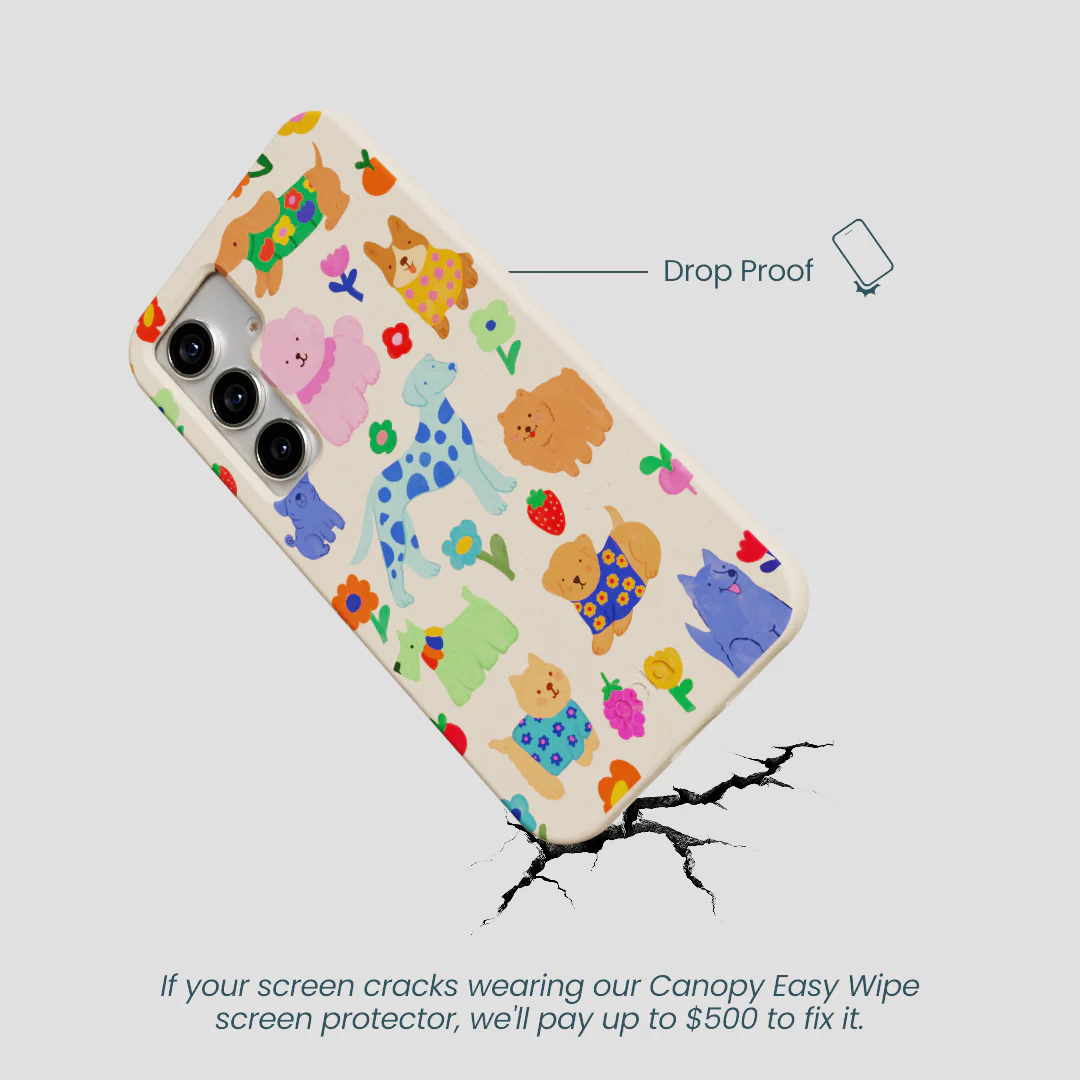 Seashell Pup Bloom Samsung Galaxy S25 Case - Image 5