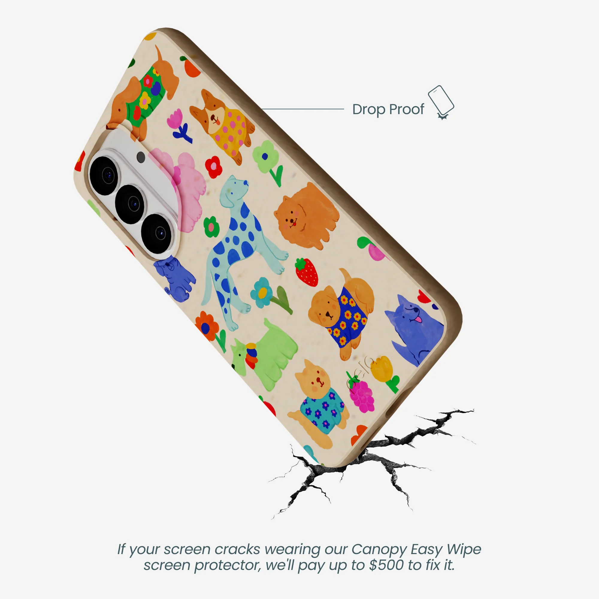 Seashell Pup Bloom Samsung Galaxy S26 Case - Image 5