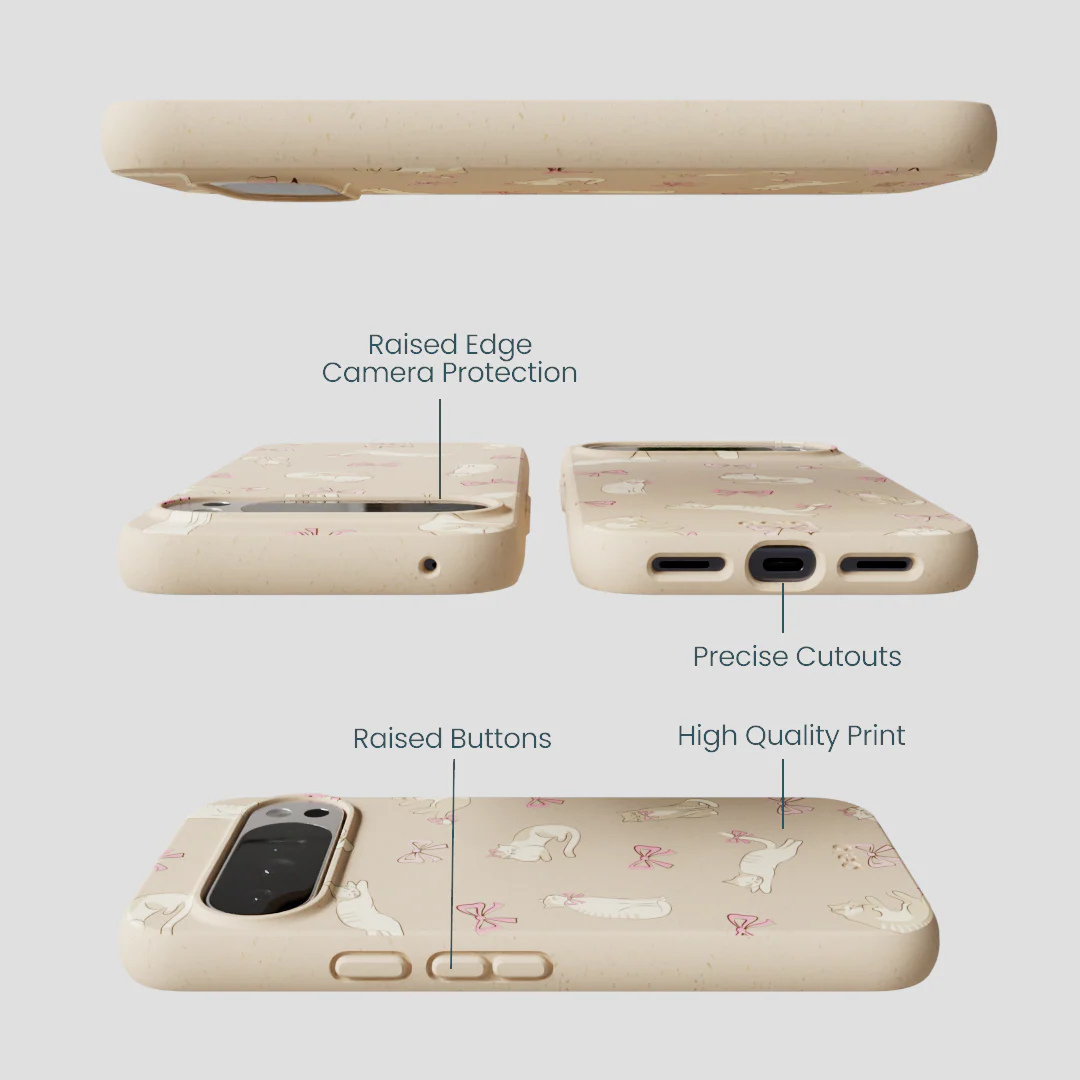 Seashell Purrfect Google Pixel 10 Pro XL Case - Image 2
