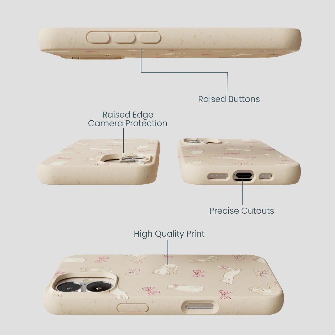 Seashell Purrfect iPhone 16 Case - Image 3