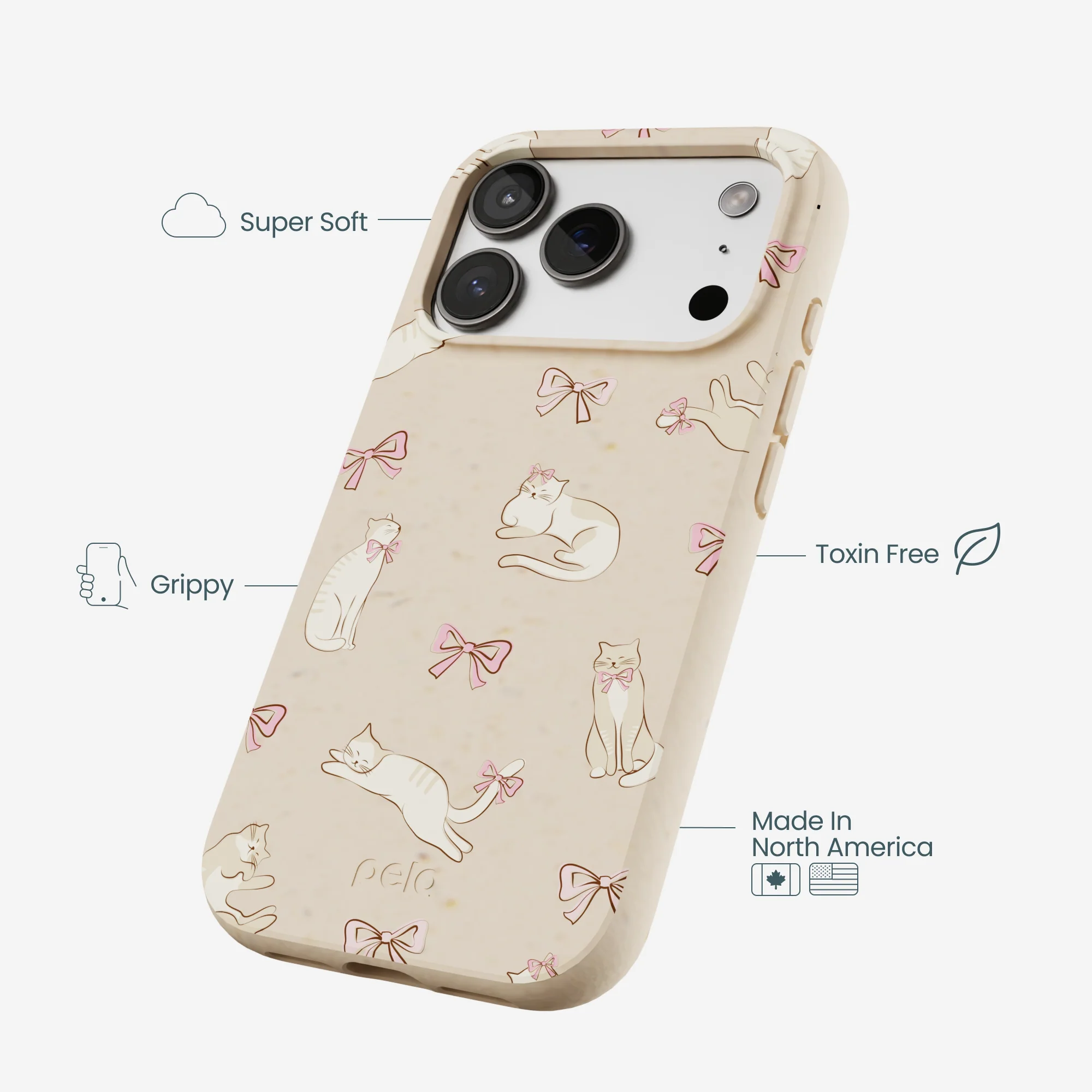 Seashell Purrfect iPhone 17 Pro Case - Image 4