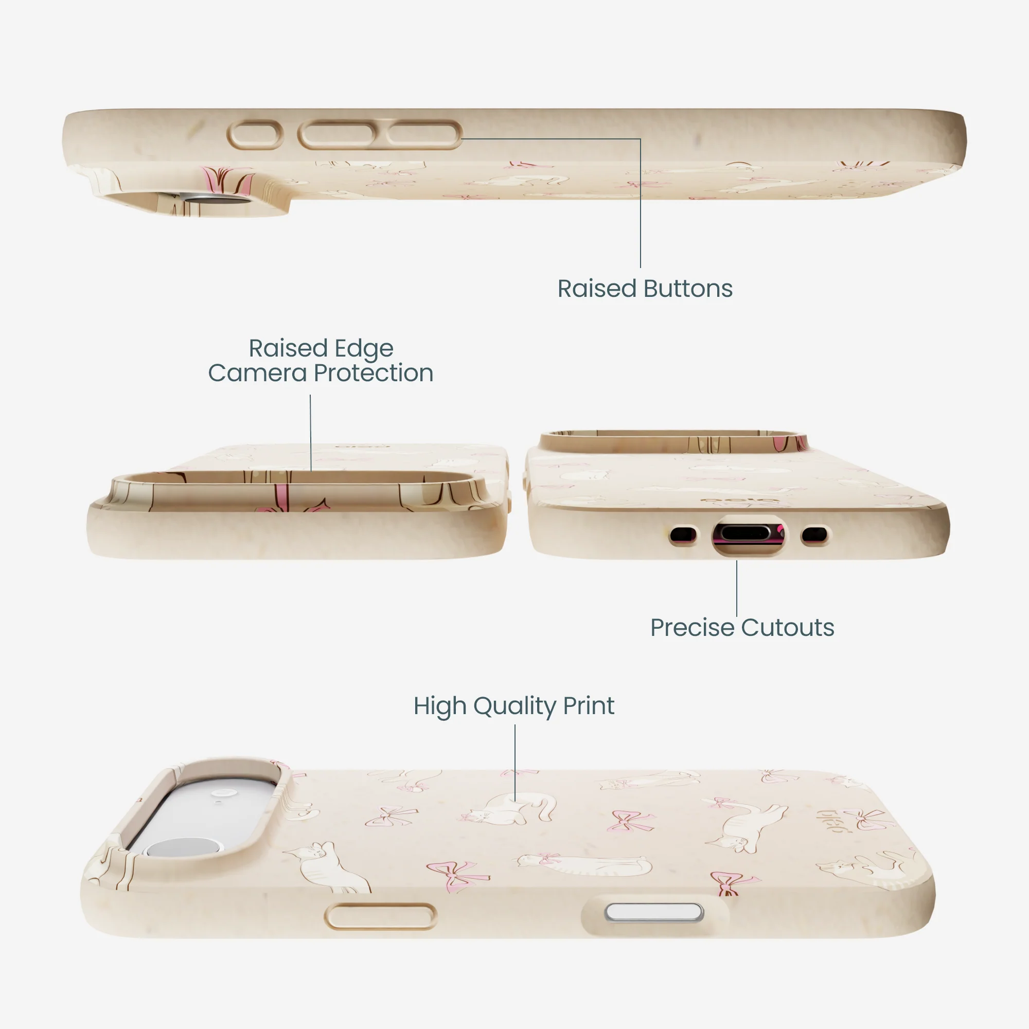 Seashell Purrfect iPhone Air Case - Image 2