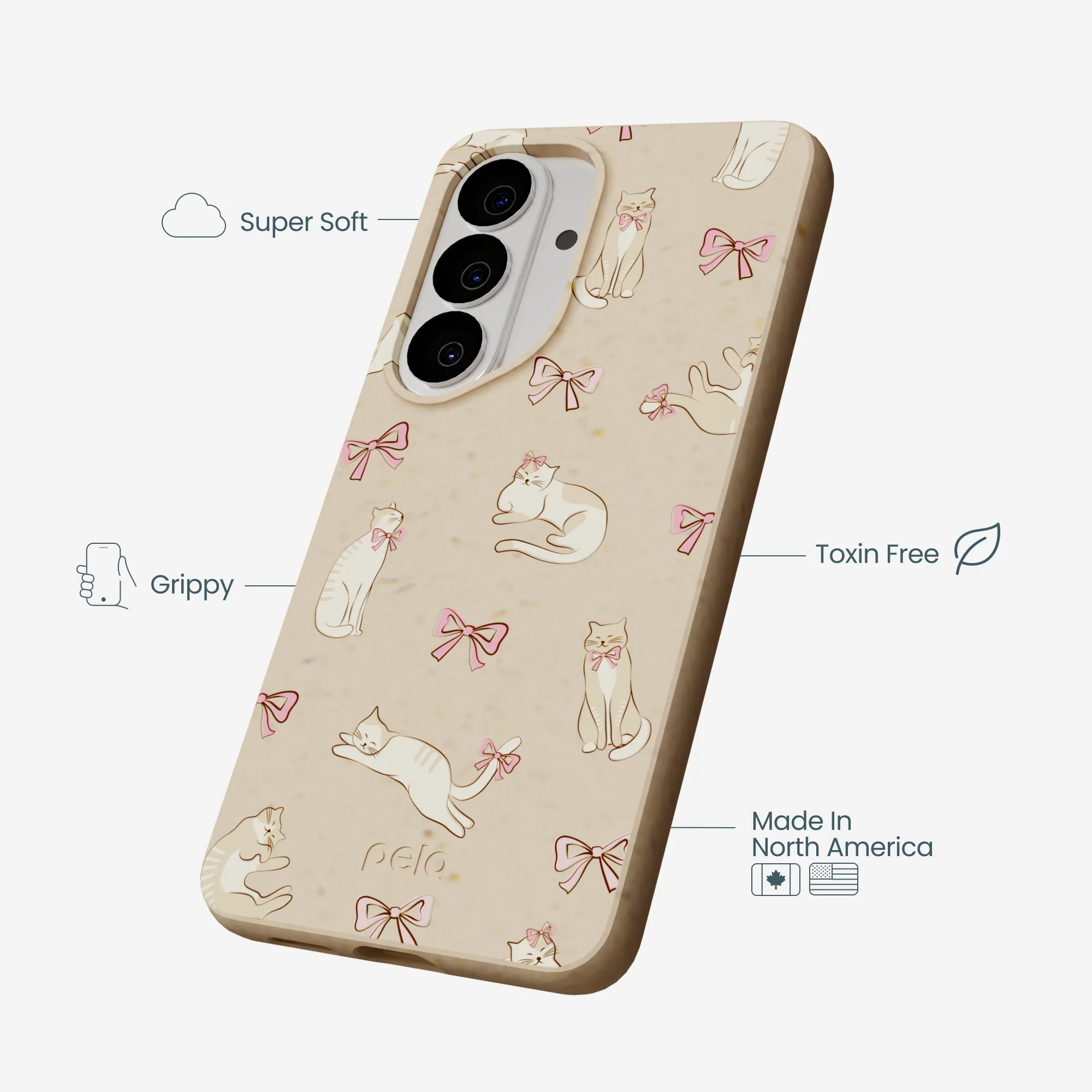 Seashell Purrfect Samsung Galaxy S26 Case - Image 3