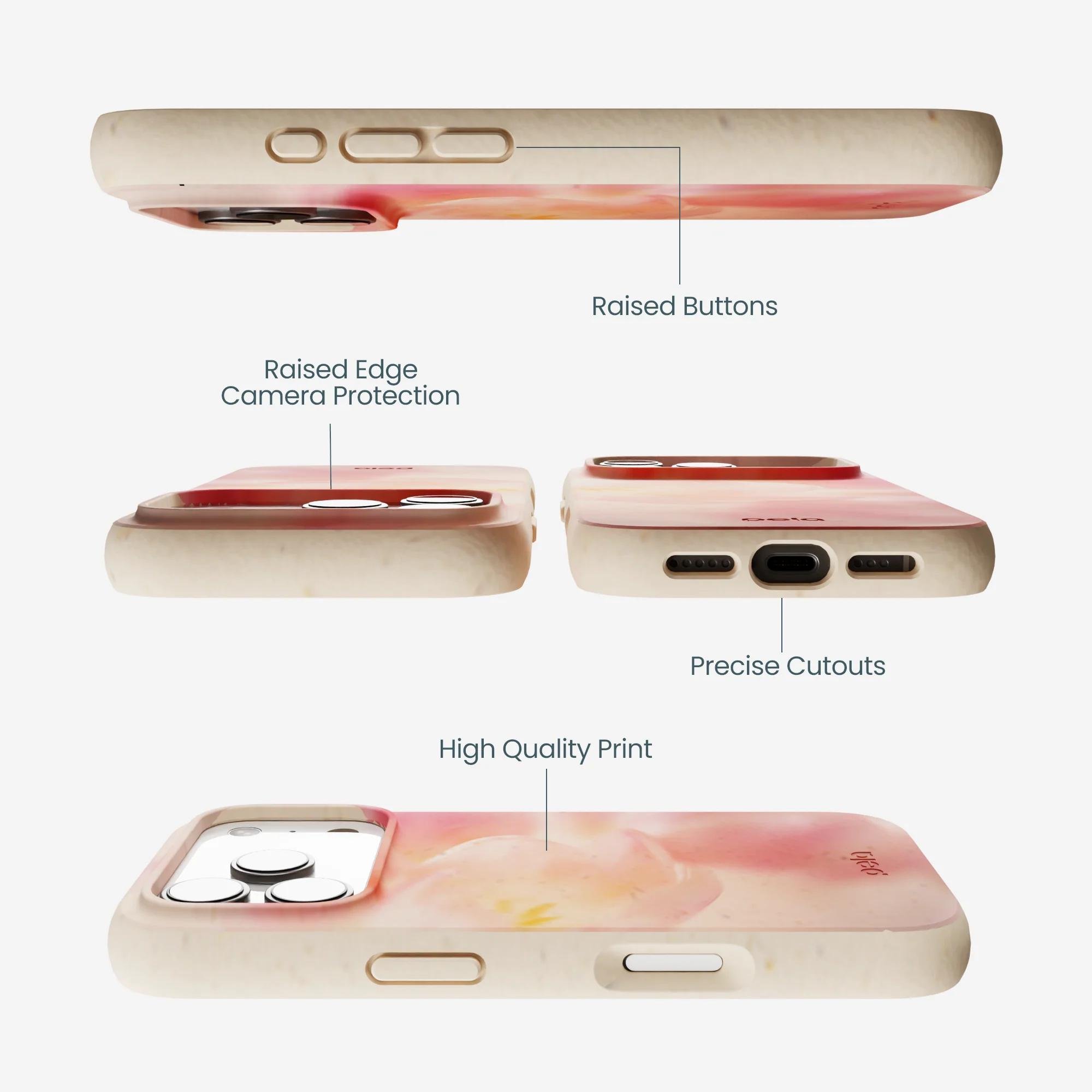 Seashell Radiate iPhone 17 Pro Case - Image 3