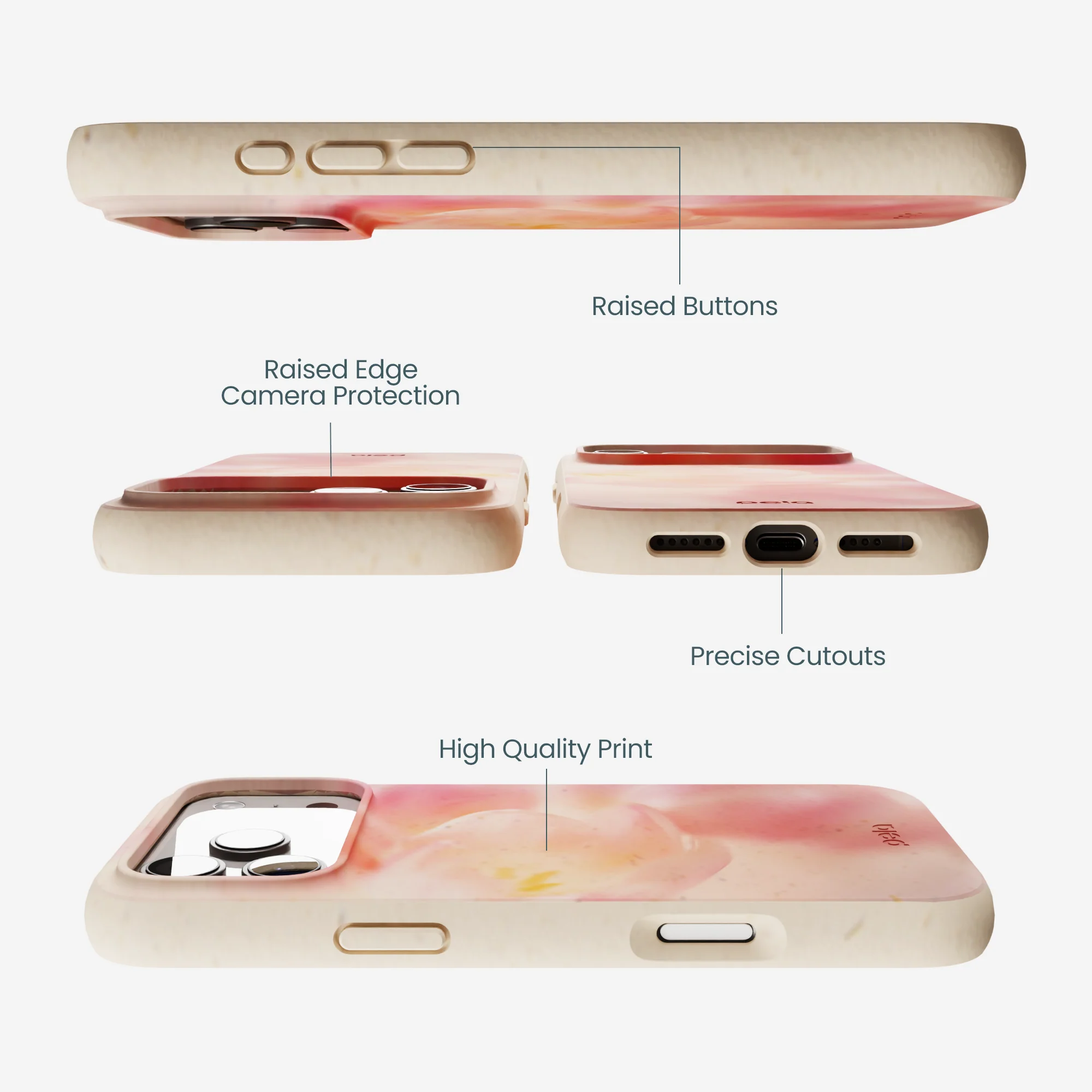 Seashell Radiate iPhone 17 Pro Max Case - Image 3
