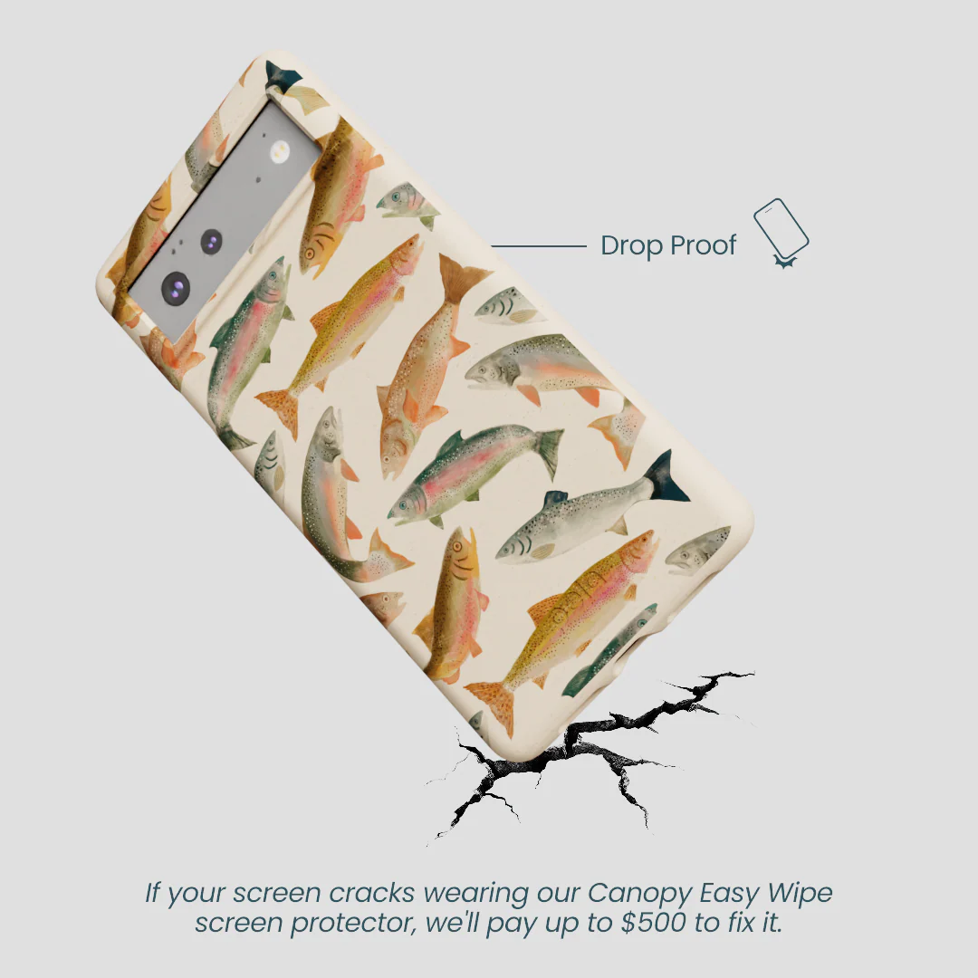 Seashell Rainbow Trout Google Pixel 6 Case - Image 5