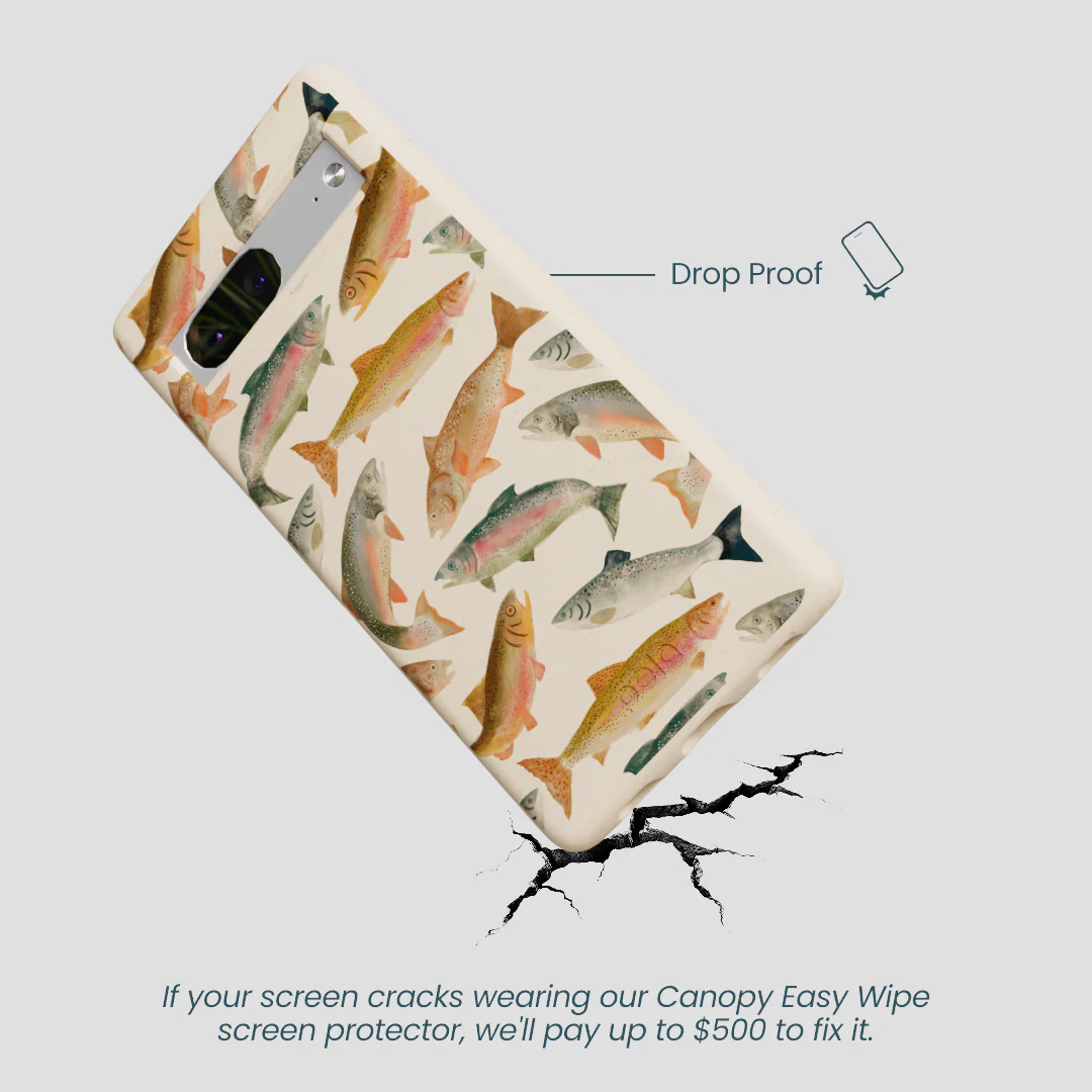 Seashell Rainbow Trout Google Pixel 7 Case - Image 5