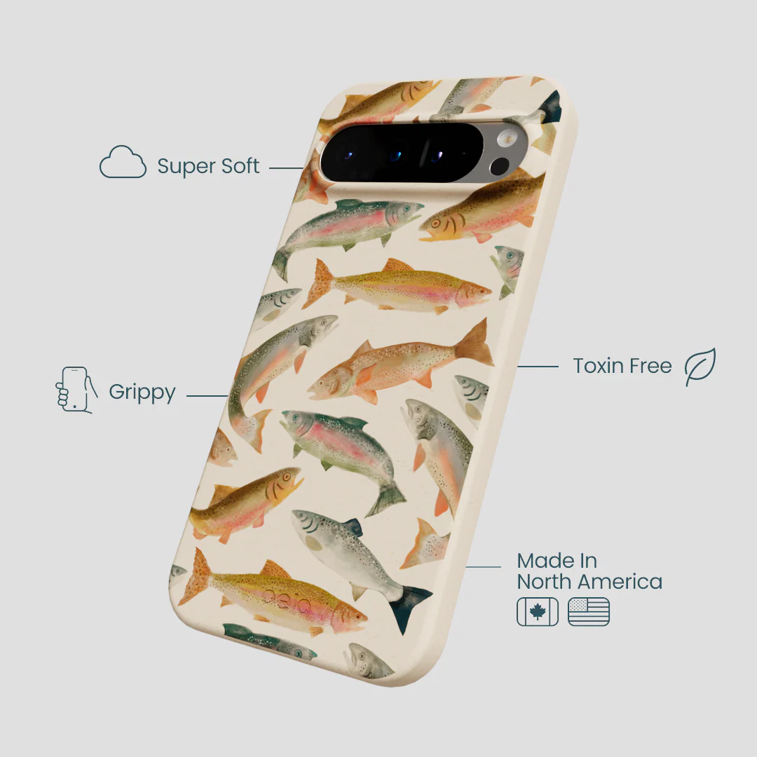Seashell Rainbow Trout Google Pixel 9 Pro XL Case - Image 4