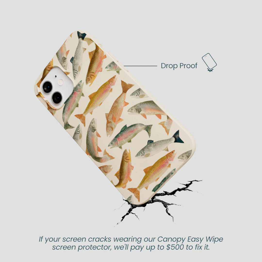 Seashell Rainbow Trout iPhone 12/ iPhone 12 Pro Case - Image 5