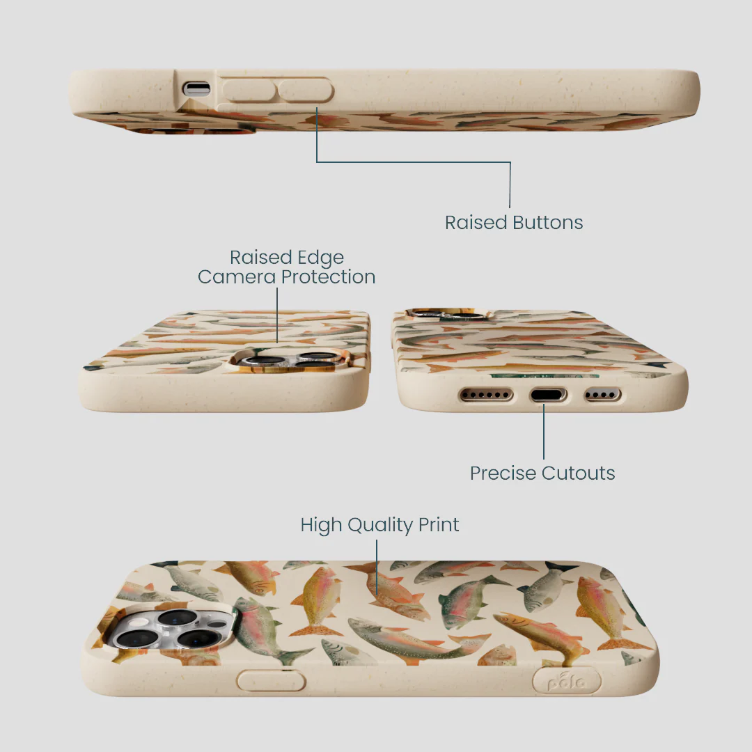 Seashell Rainbow Trout iPhone 12 Pro Max Case - Image 3