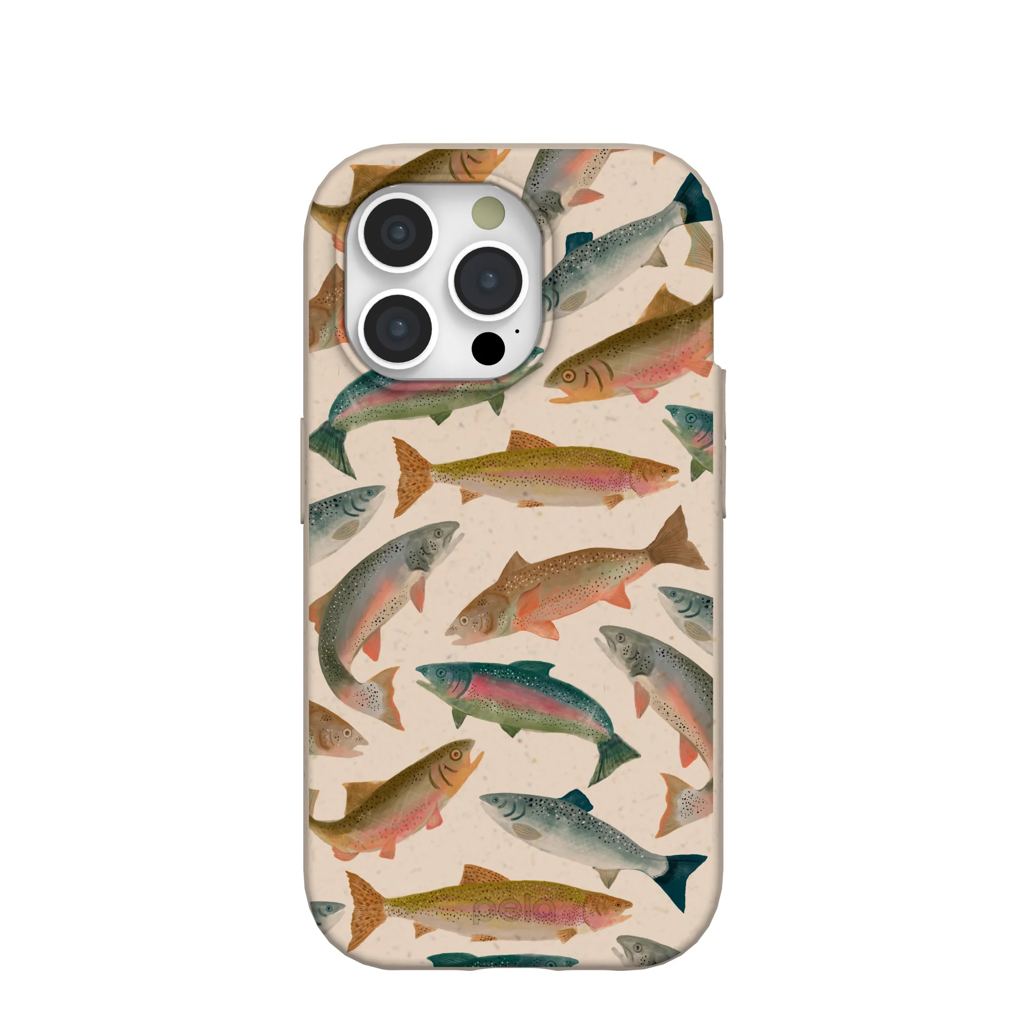Seashell Rainbow Trout iPhone 15 Pro Case