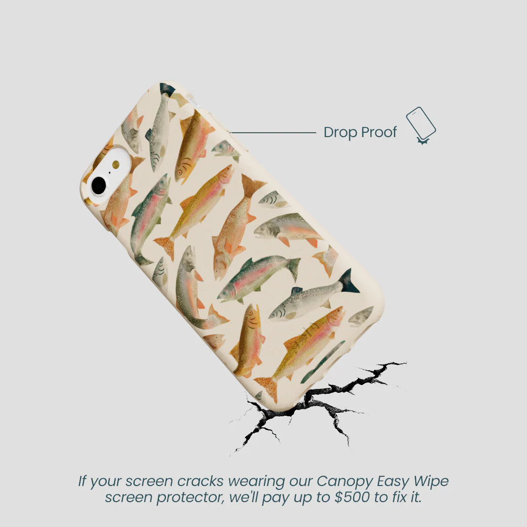 Seashell Rainbow Trout iPhone 6/6s/7/8/SE Case - Image 5