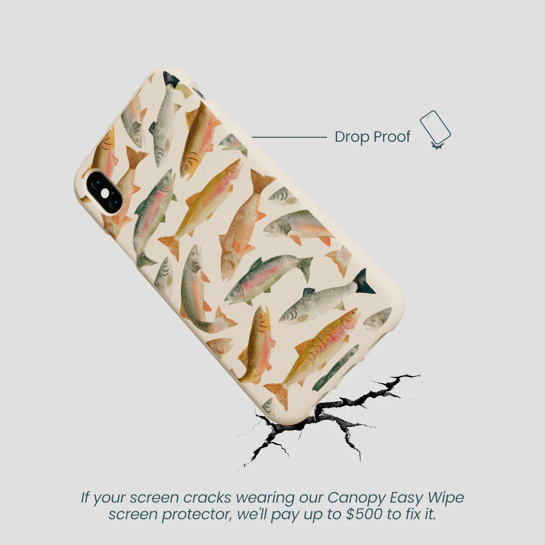 Seashell Rainbow Trout iPhone XR Case - Image 5