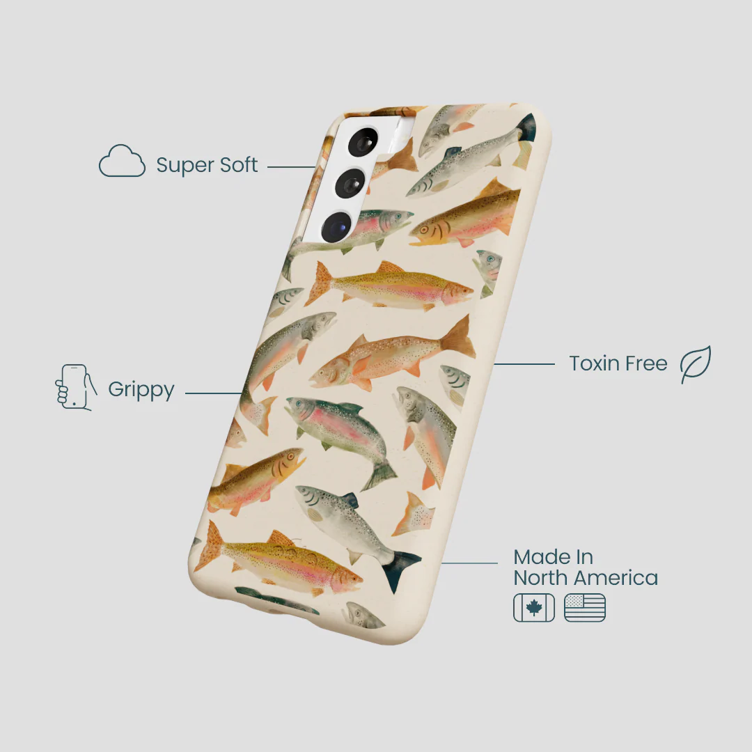 Seashell Rainbow Trout Samsung Galaxy S21 Case - Image 4