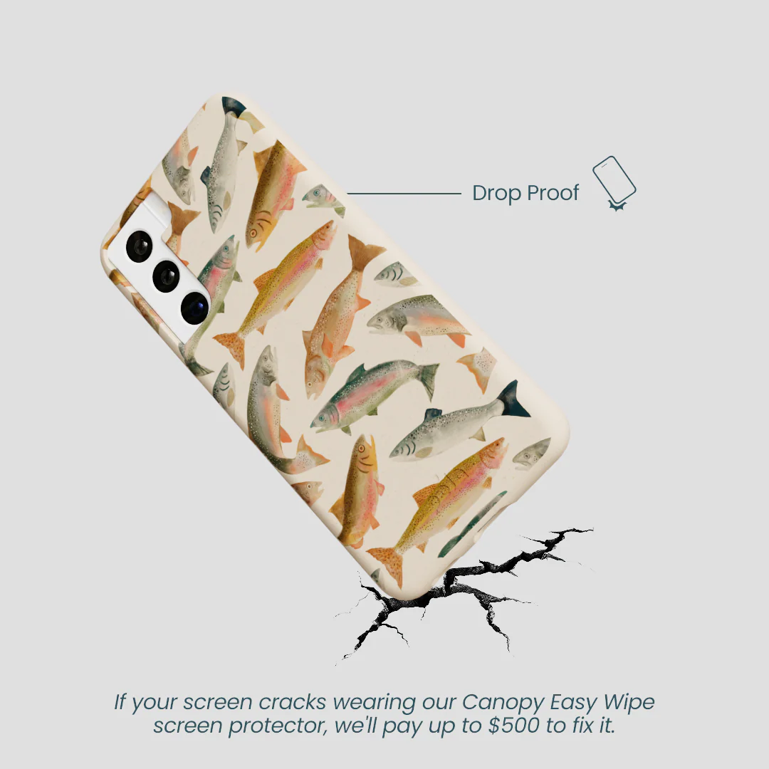 Seashell Rainbow Trout Samsung Galaxy S21 Case - Image 5