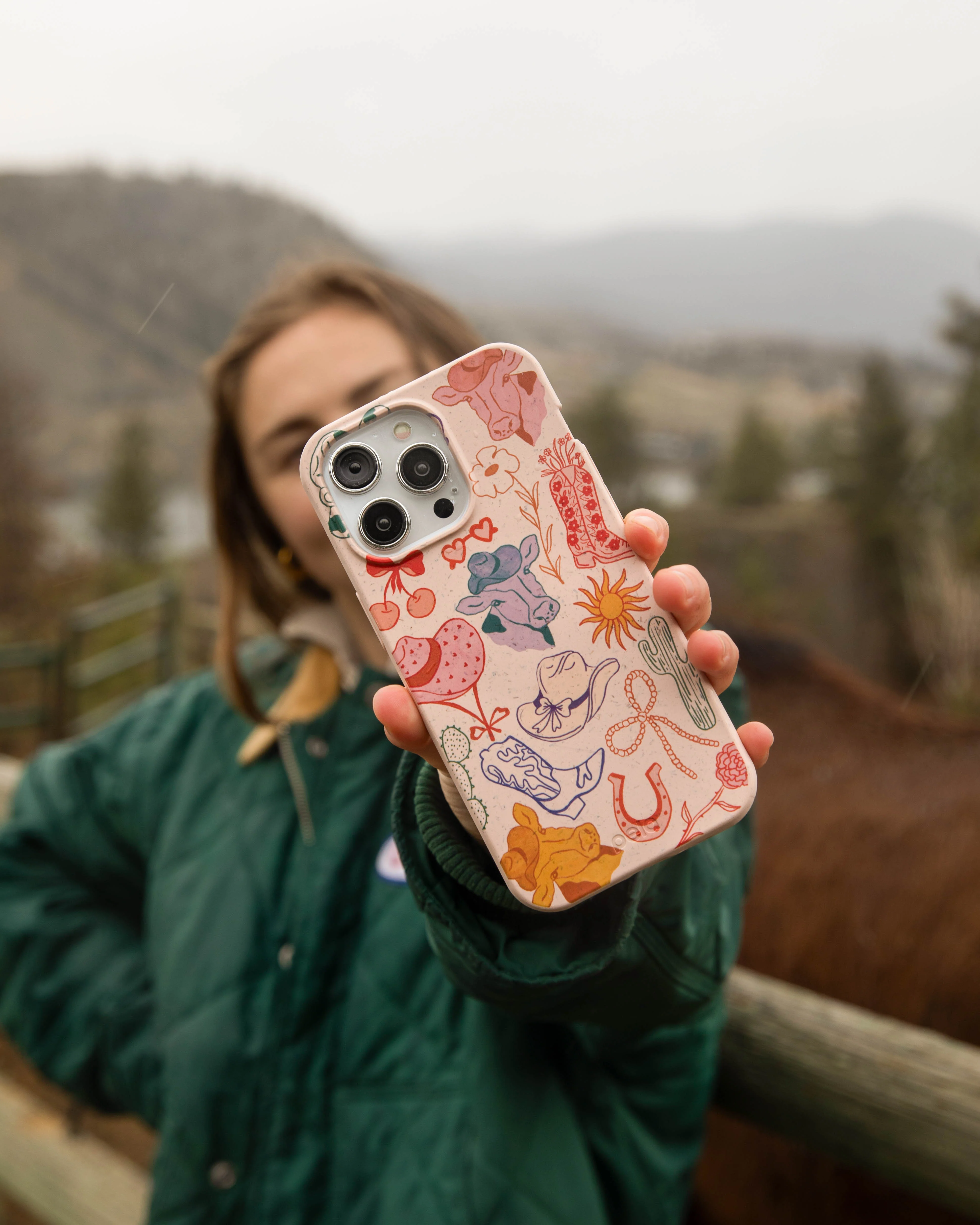 Seashell Retro Rodeo Google Pixel 7a Case - Image 2