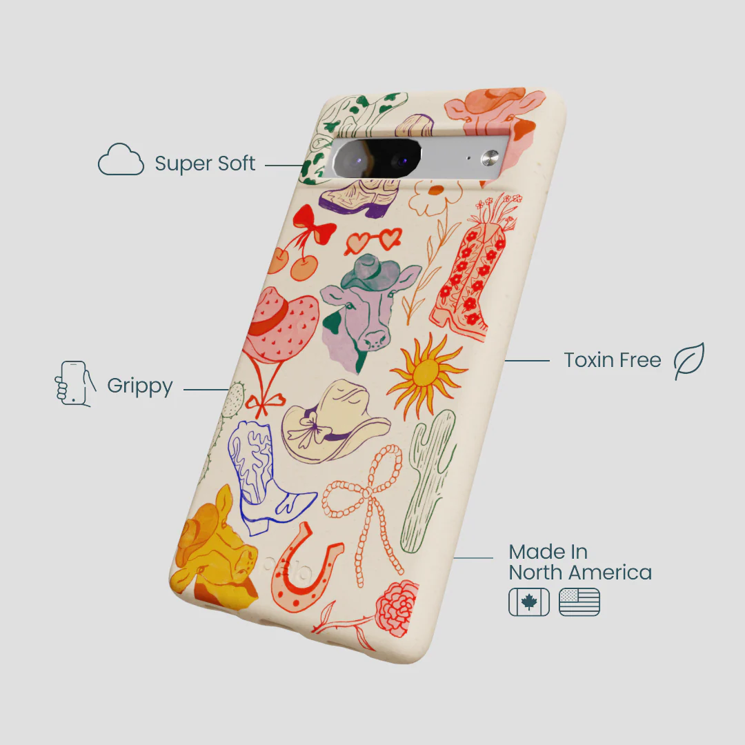 Seashell Retro Rodeo Google Pixel 7a Case - Image 4