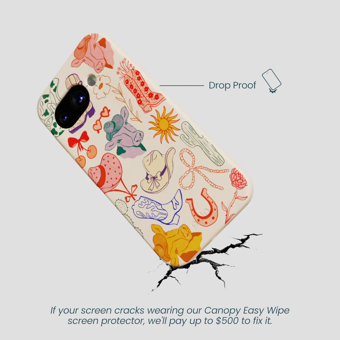 Seashell Retro Rodeo Google Pixel 9a Case - Image 5