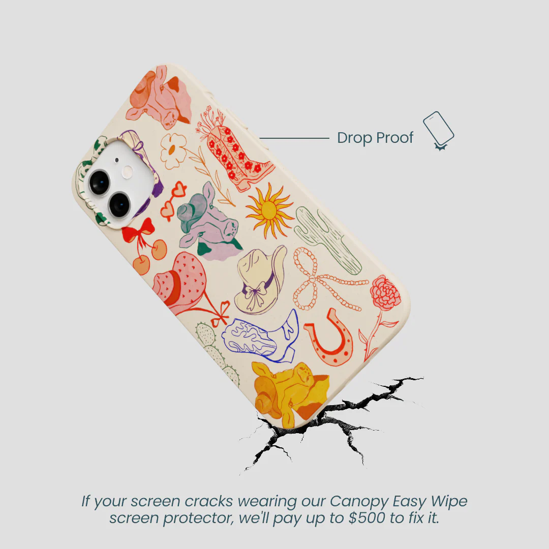 Seashell Retro Rodeo iPhone 12/ iPhone 12 Pro Case - Image 5