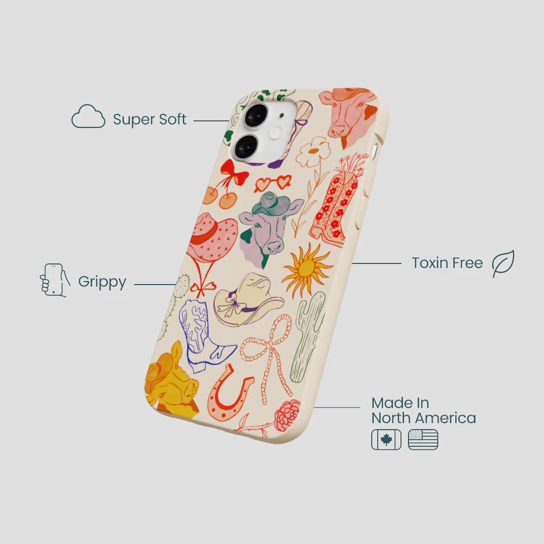 Seashell Retro Rodeo iPhone 12 Mini Case - Image 4