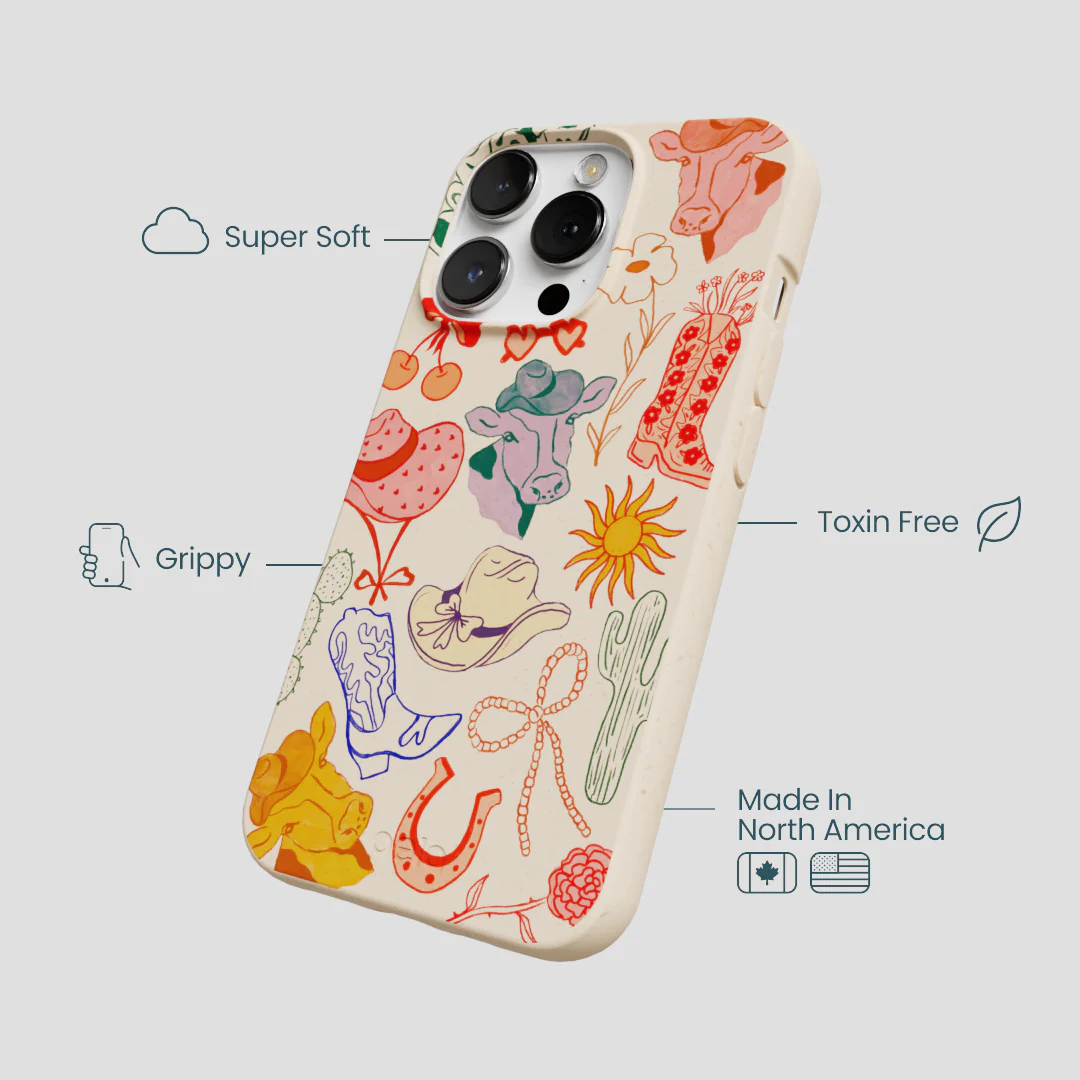 Seashell Retro Rodeo iPhone 13 Pro Max Case - Image 4