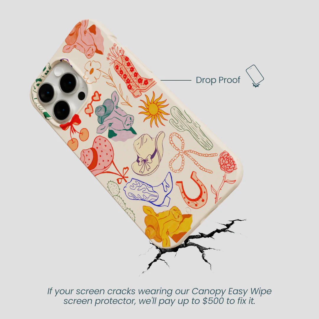 Seashell Retro Rodeo iPhone 14 Pro Max Case - Image 5